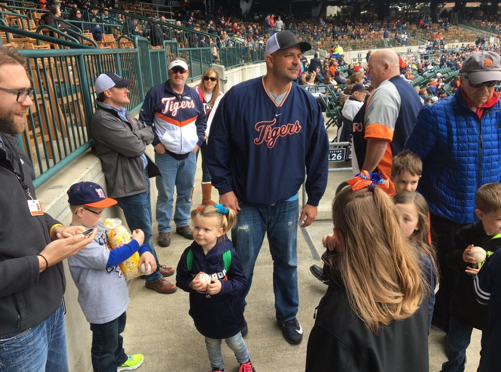 Detroit Tigers on X: Bill has had four foul balls come his way today. He's  given them all away to young #Tigers fans. 👊  / X