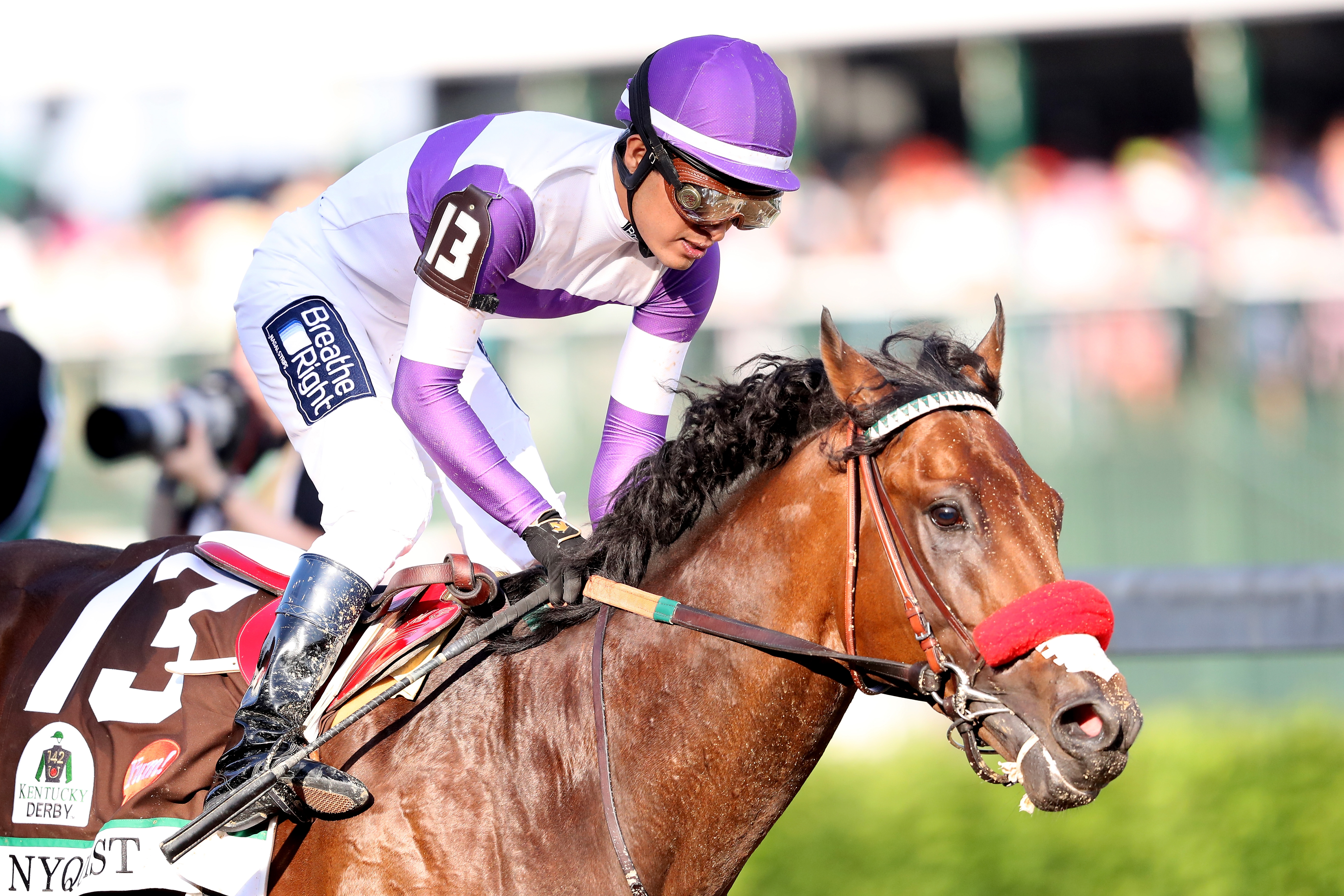 10 incredible photos from undefeated Nyquist’s Kentucky Derby win For