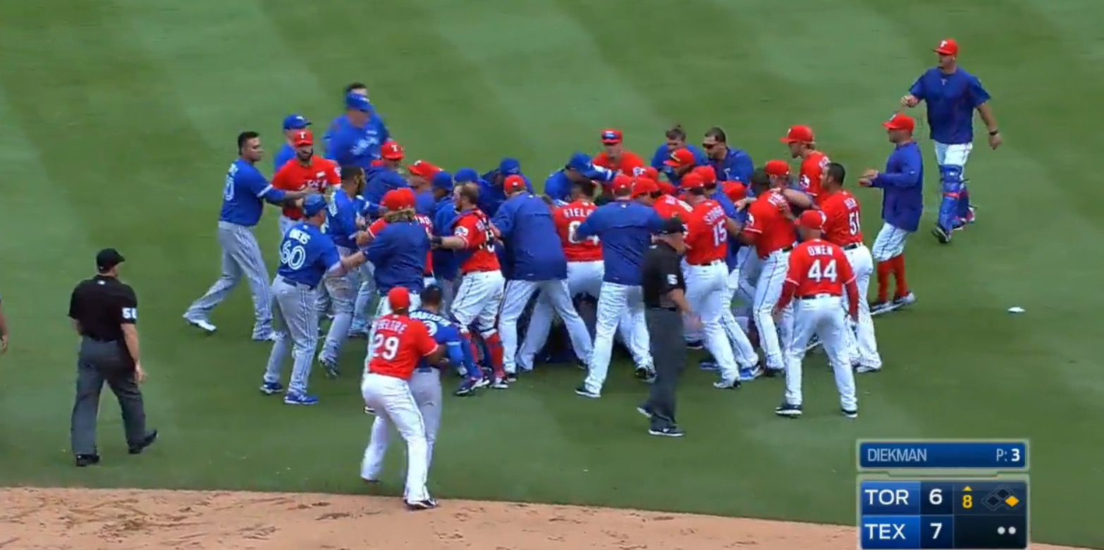 Rougned Odor, who punched Jose Bautista in the face, gets two