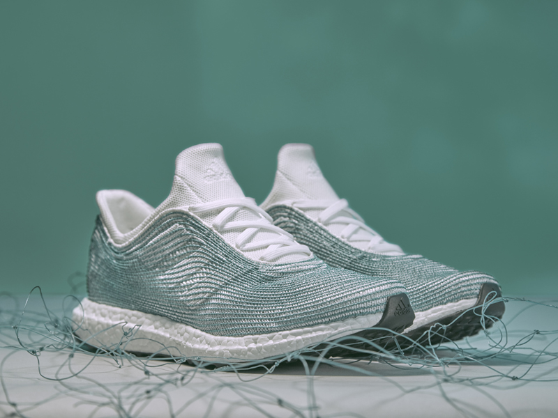 Frosset at tilføje pude Adidas unveils shoe made with illegal fishing nets and recycled plastic  taken from the ocean | For The Win