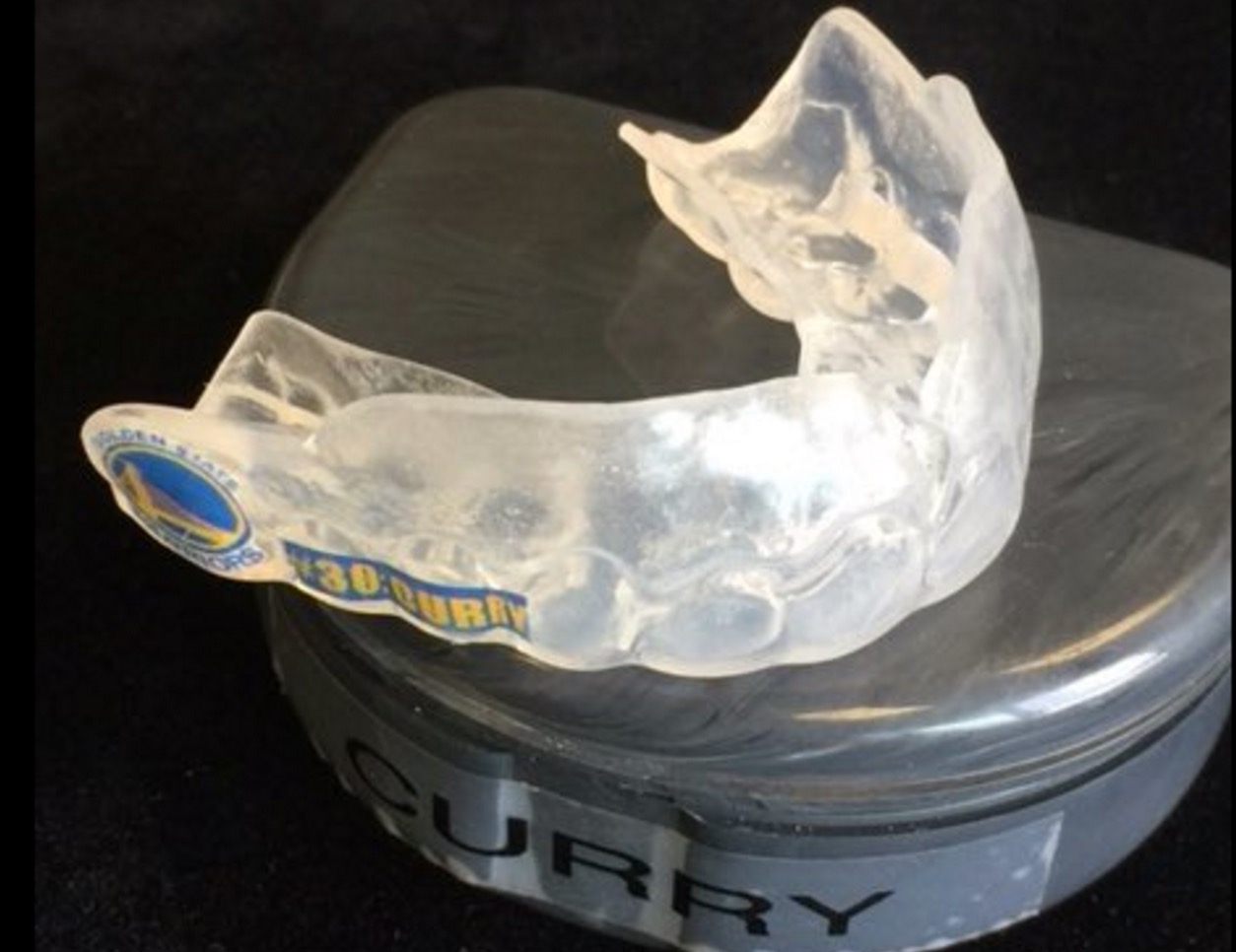 How much is Curry's mouthpiece worth?