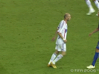 zidane red card