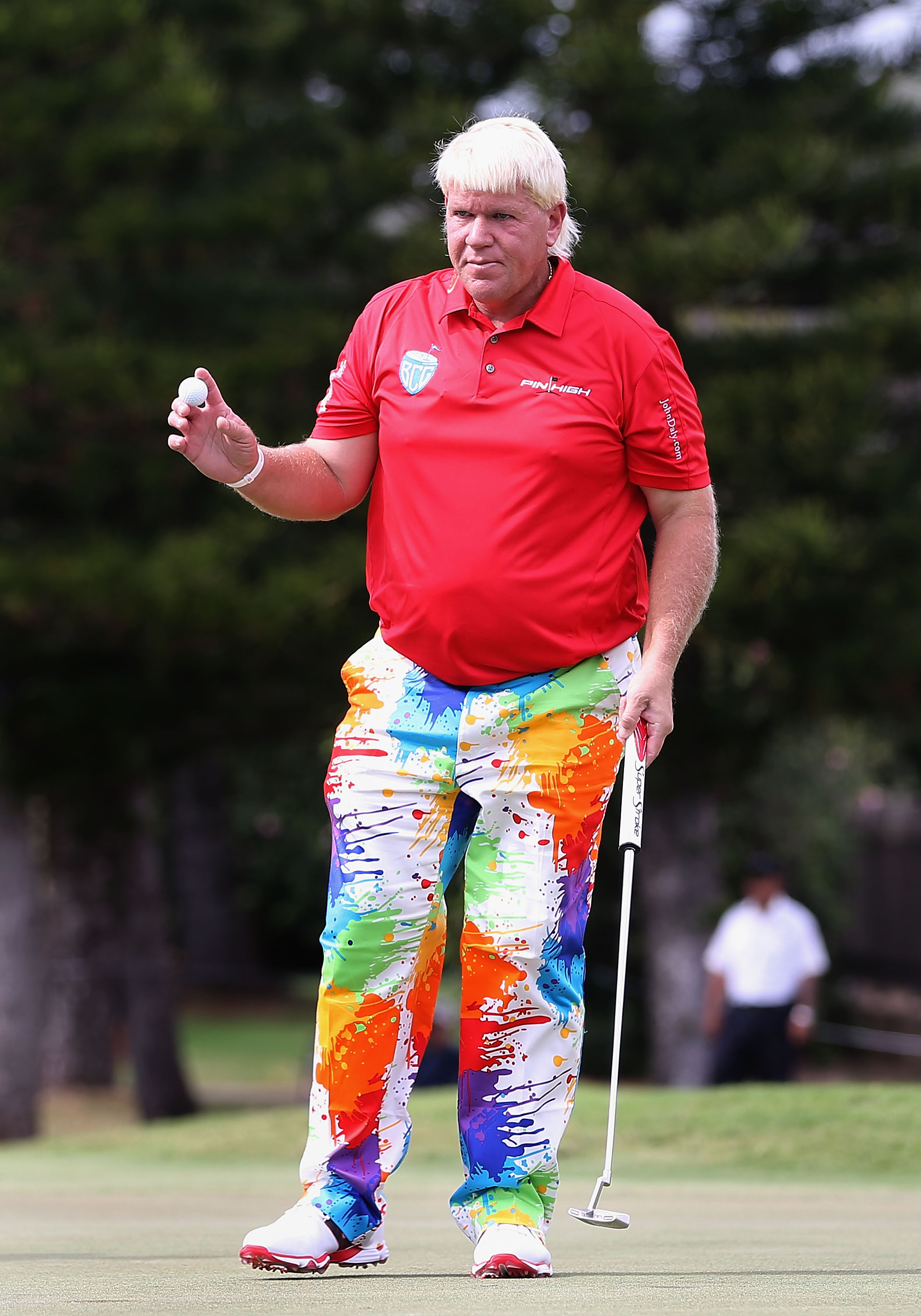 Red & Blue Tartan plaid golf pants by Williams... - Depop