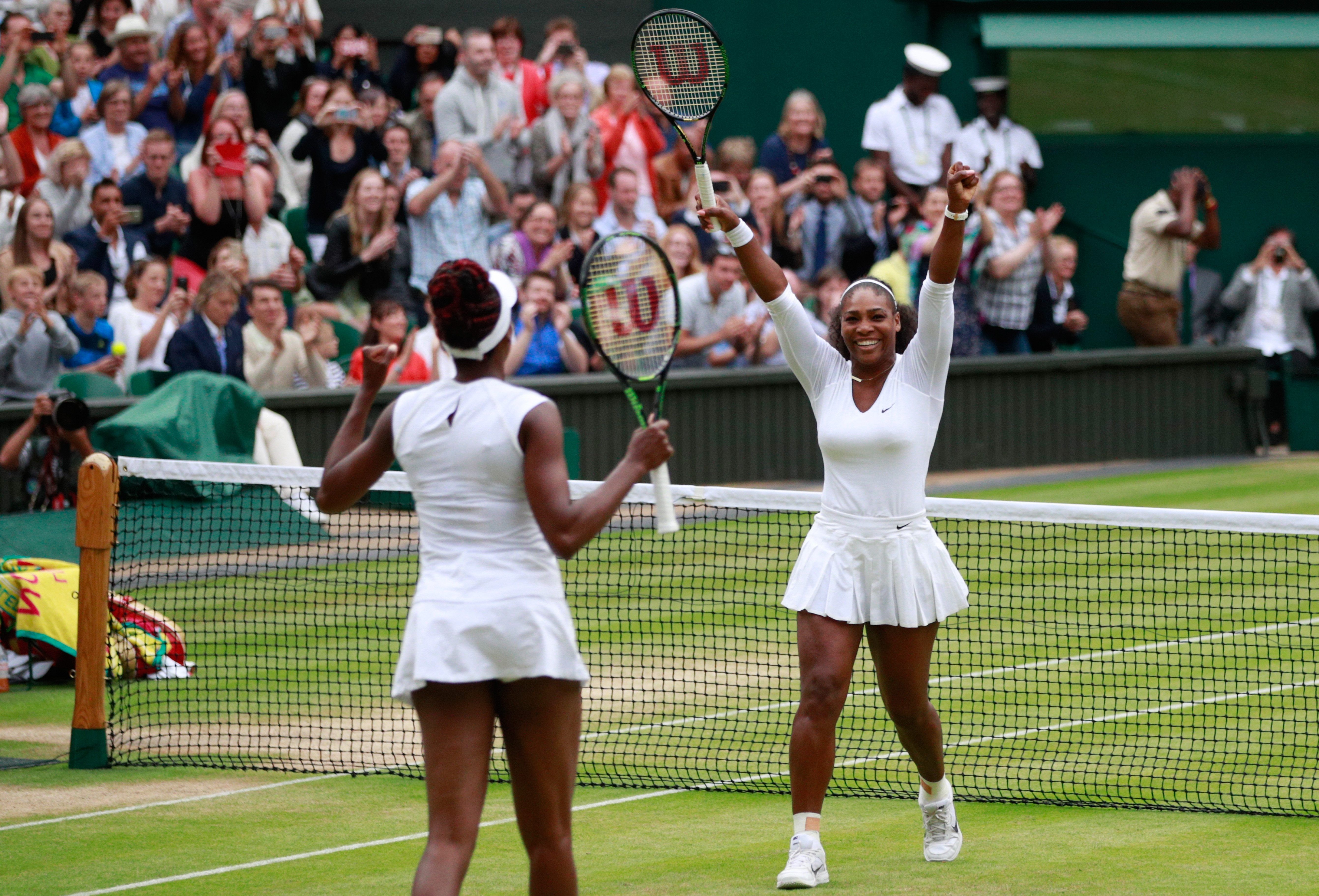 Venus and Serena Williams celebrate 14th Grand Slam doubles title For