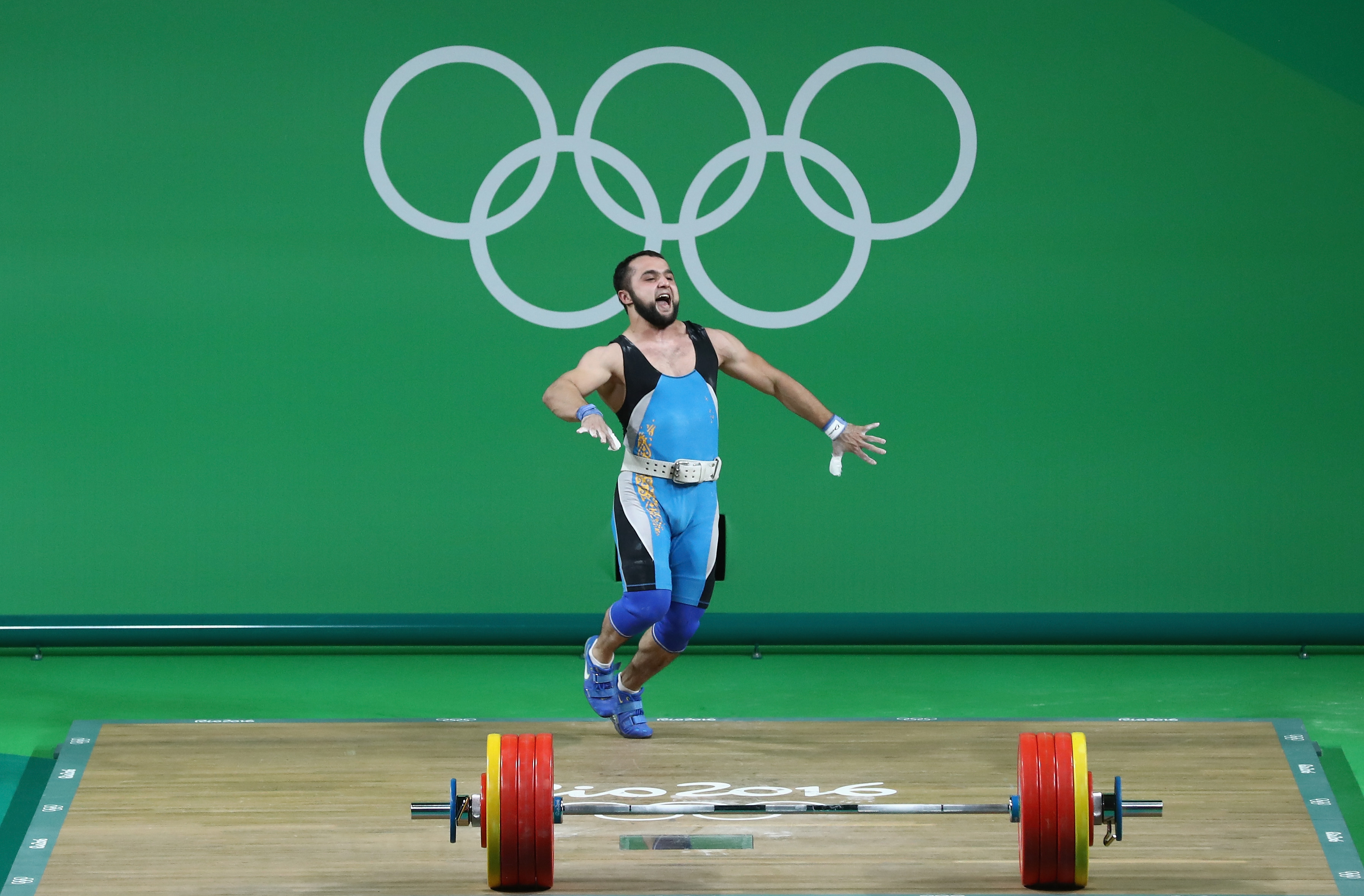 A Kazakh weightlifter won a gold medal and should have won another for