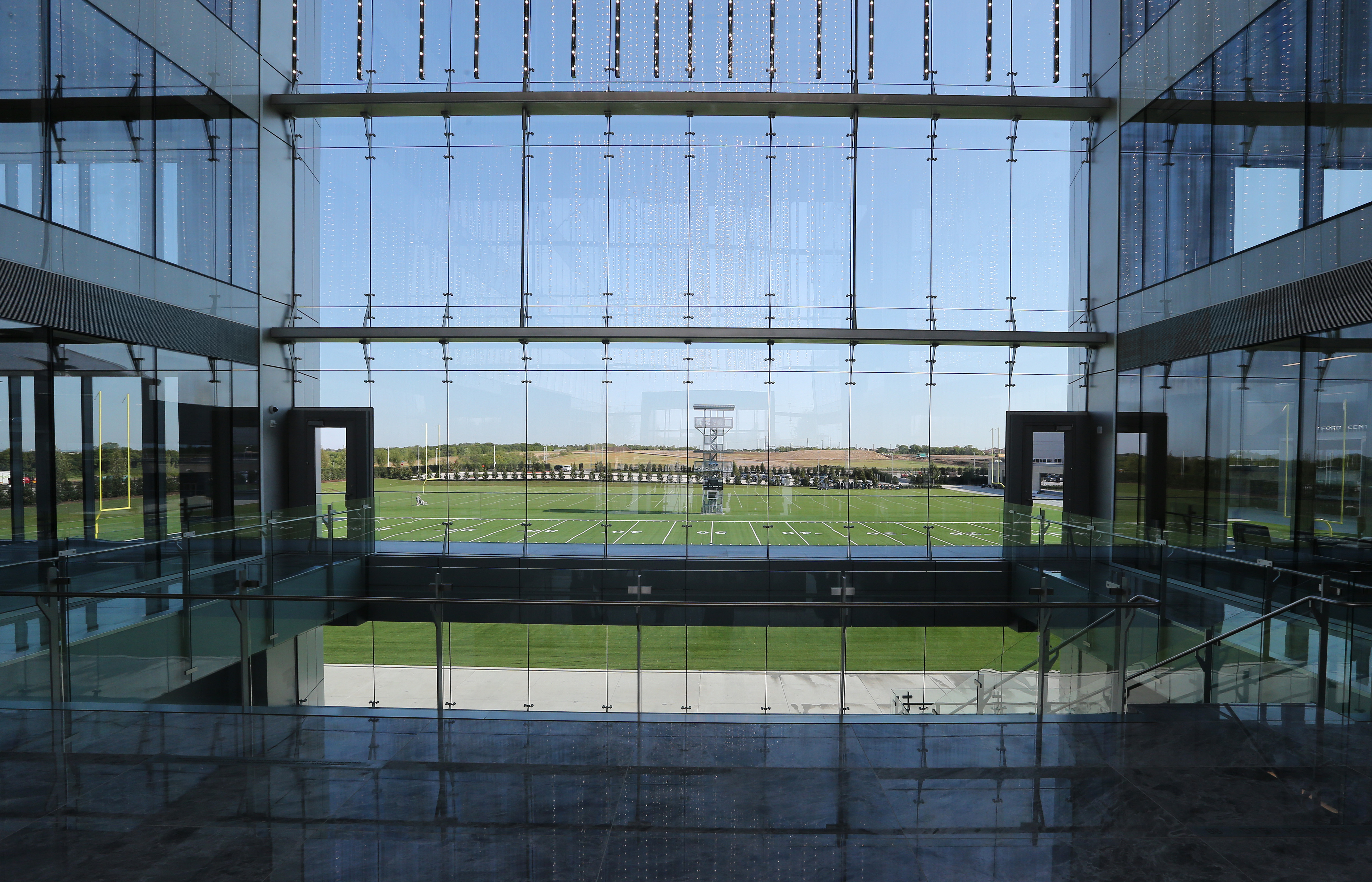 A look inside the Dallas Cowboys' spectacular new practice facility