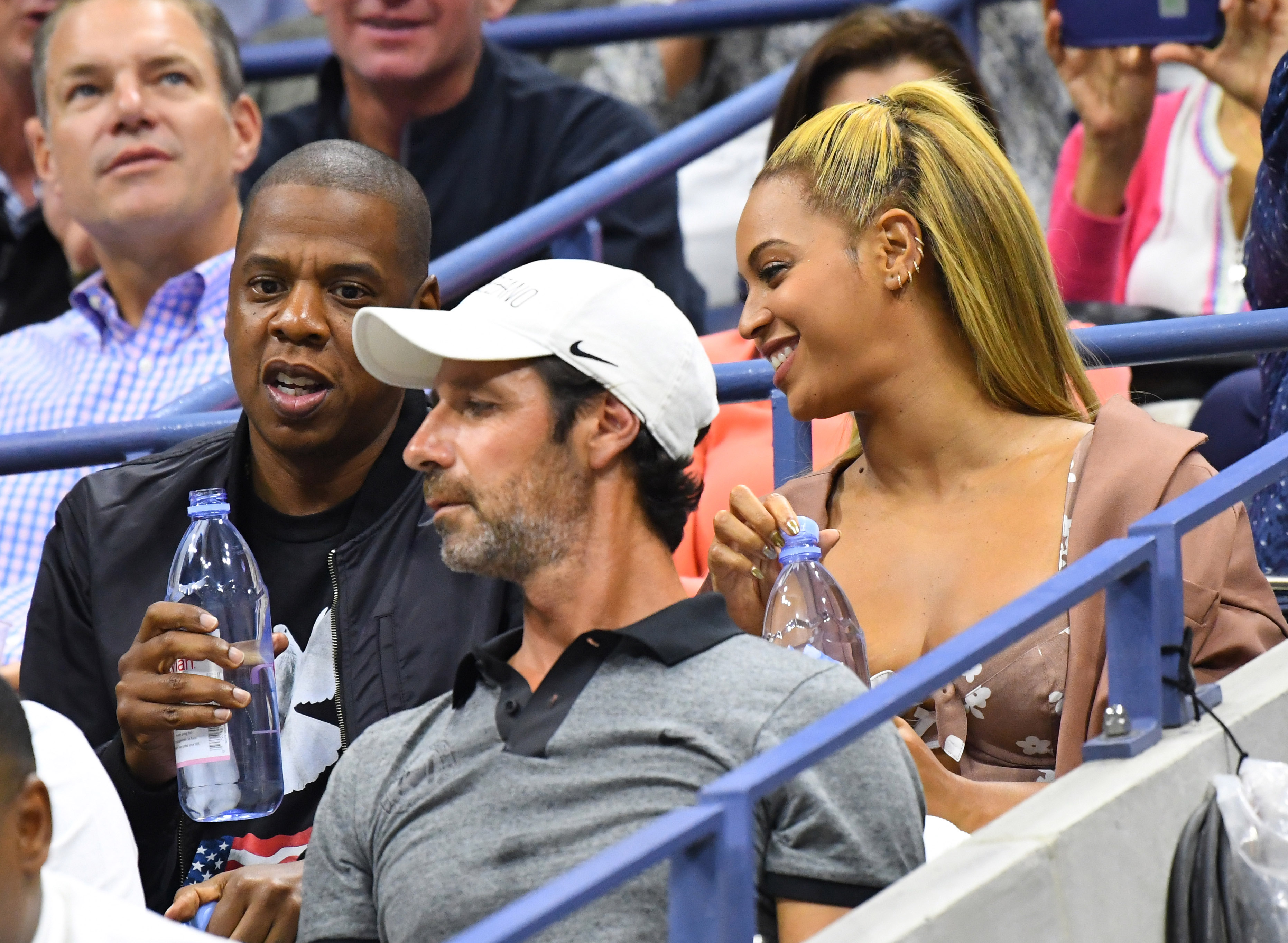 Beyoncé and Jay Z watched Serena Williams’ US Open second round win ...