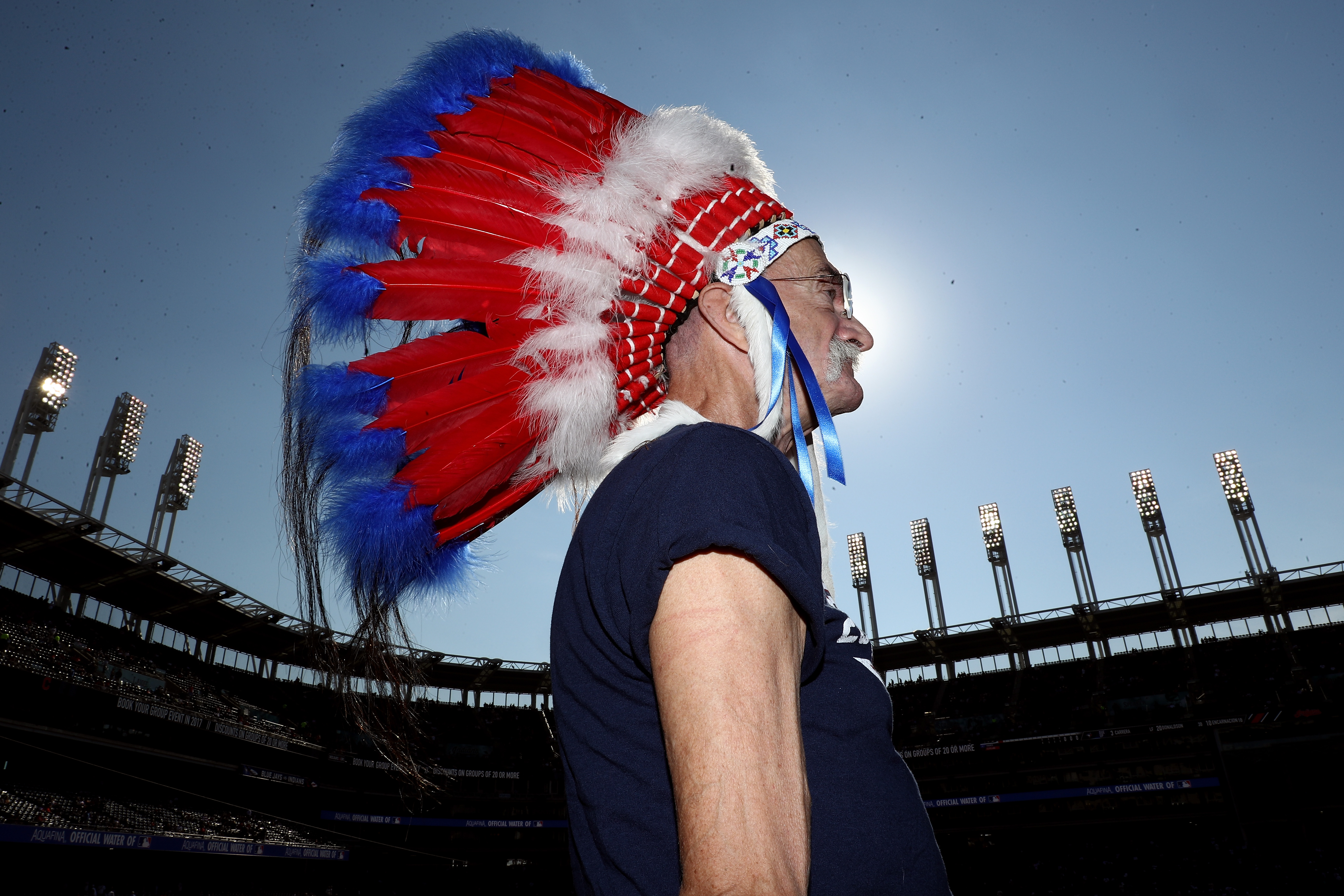 10 photos of Indians fans wearing racist costumes to the World Series