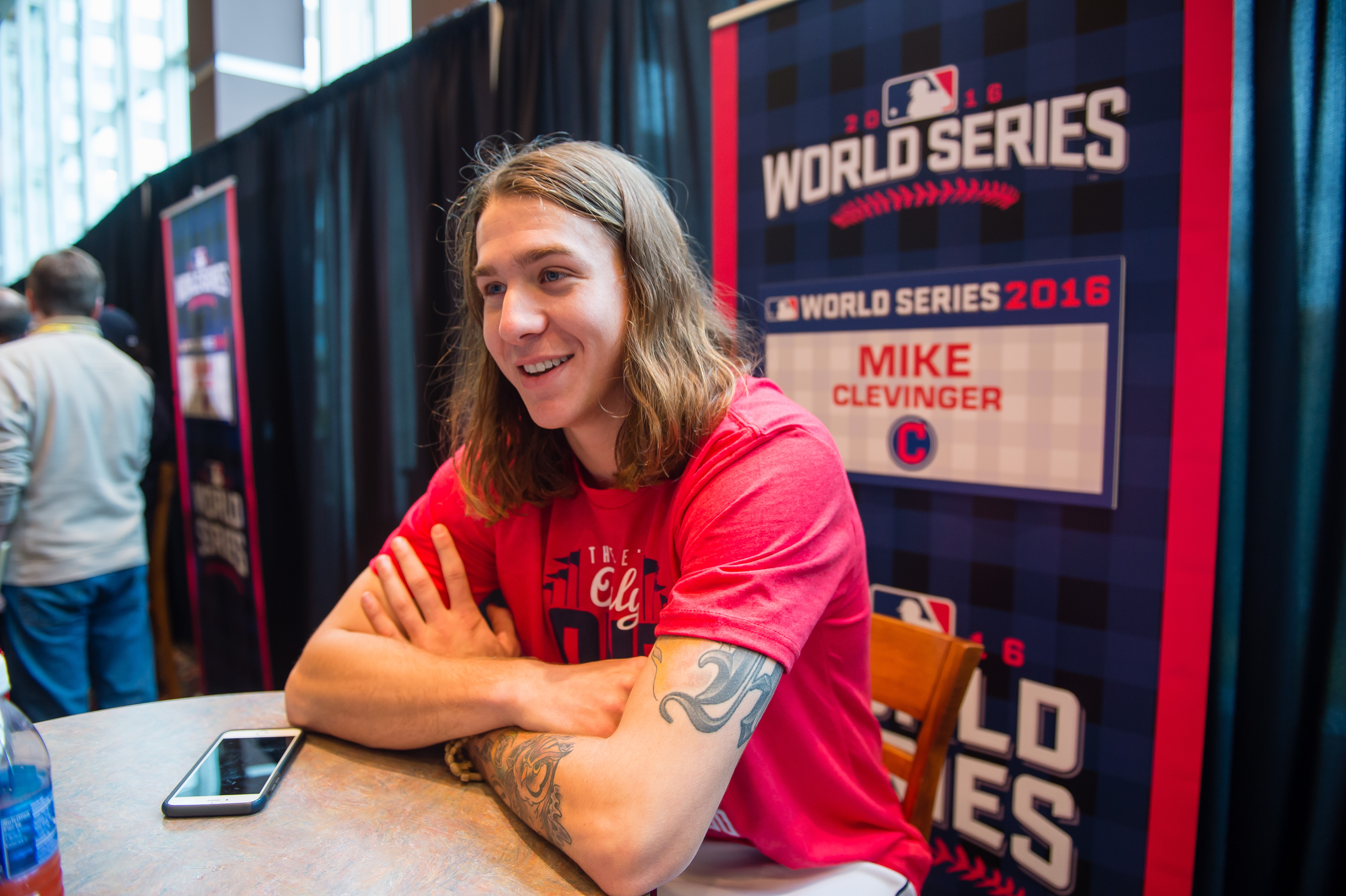 mike clevinger hair