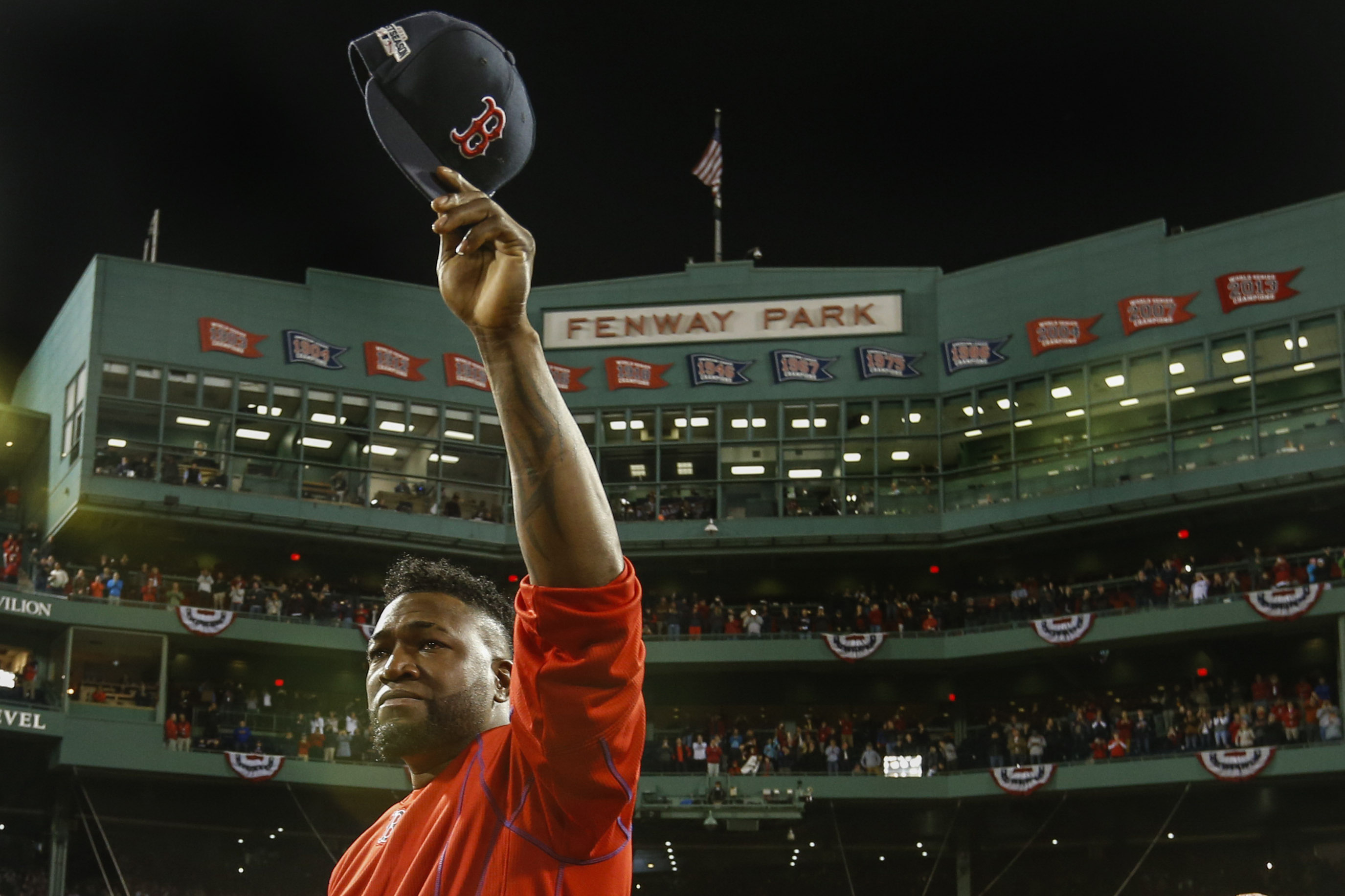 David Ortiz rallies the Boston crowd after Boston Marathon tragedy 