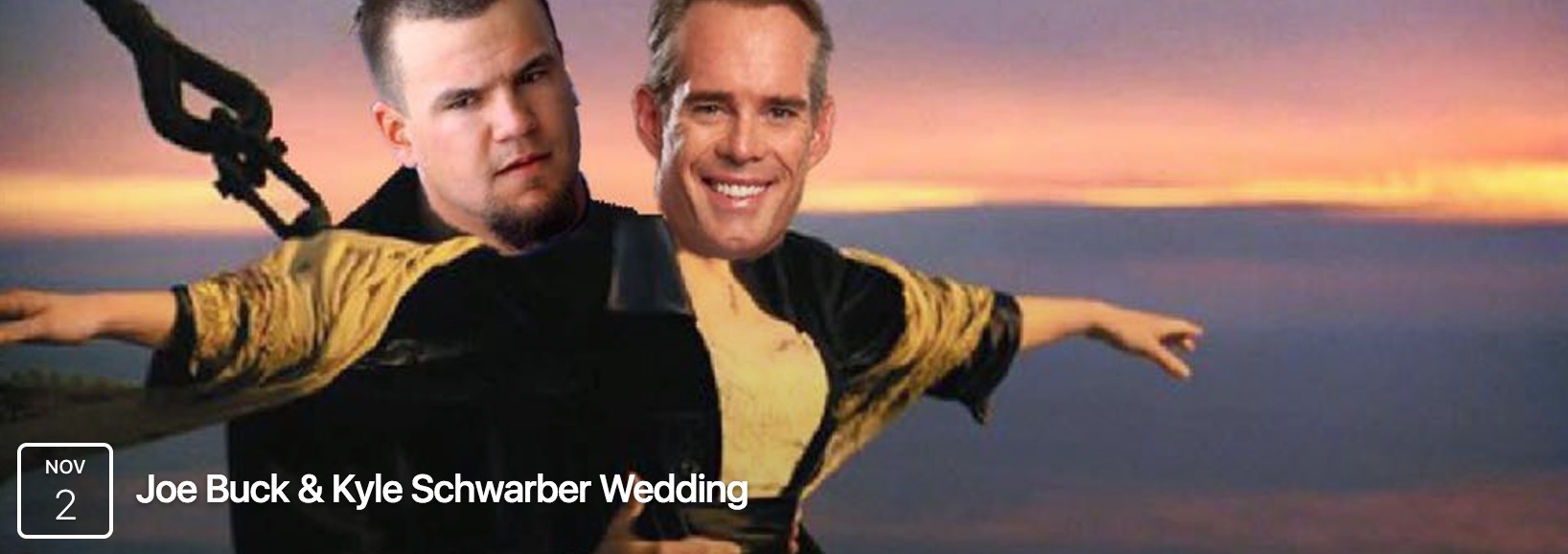 How one fan turned Cleveland's complaints about Joe Buck into an elaborate,  fake wedding