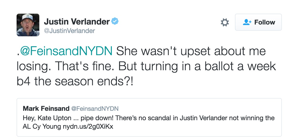 This Fiery Kate Upton Tweet Should Help Justin Verlander Get Over