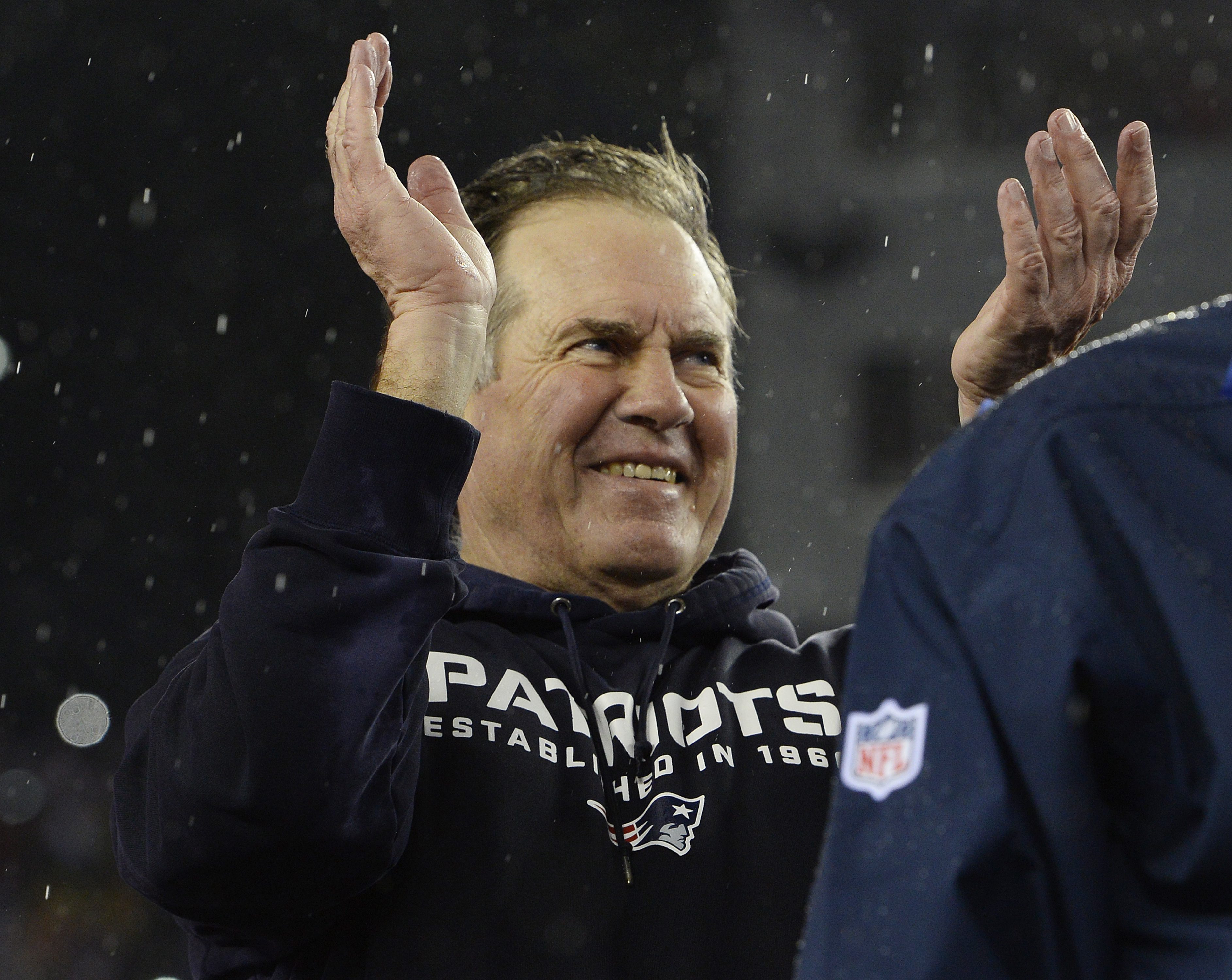 Bill Belichick tried smiling after winning the AFC Championship and it ...