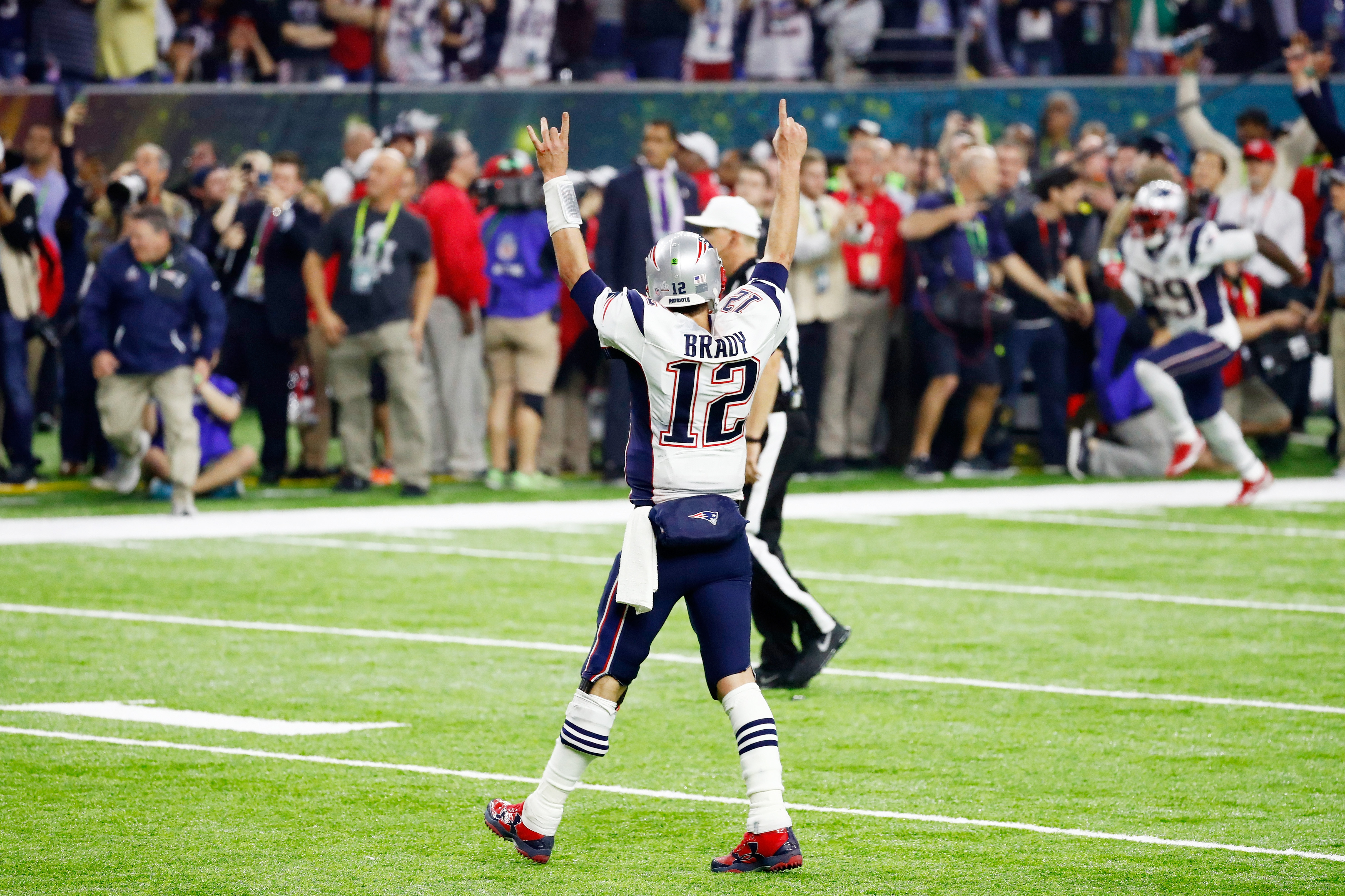 8 pictures of the Patriots' well-deserved Super Bowl comeback