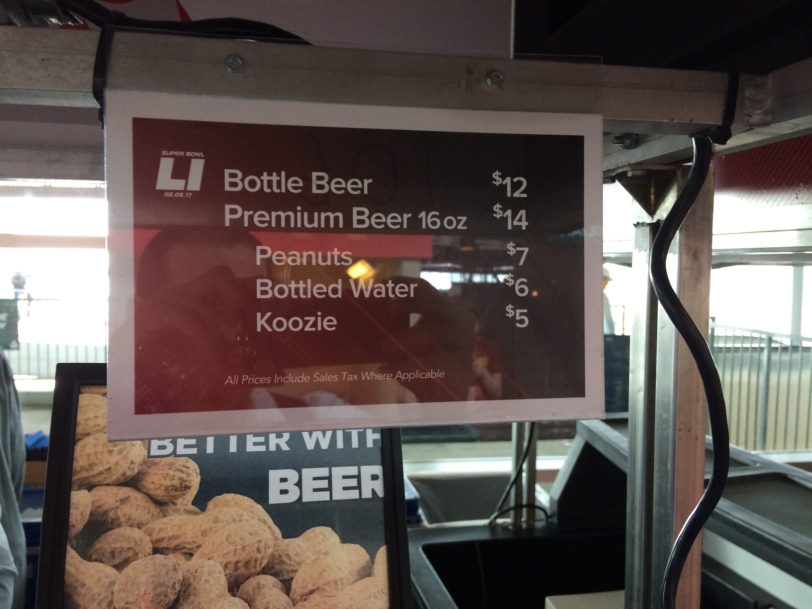 Price hike: Super Bowl 50 concession prices vs. regular season