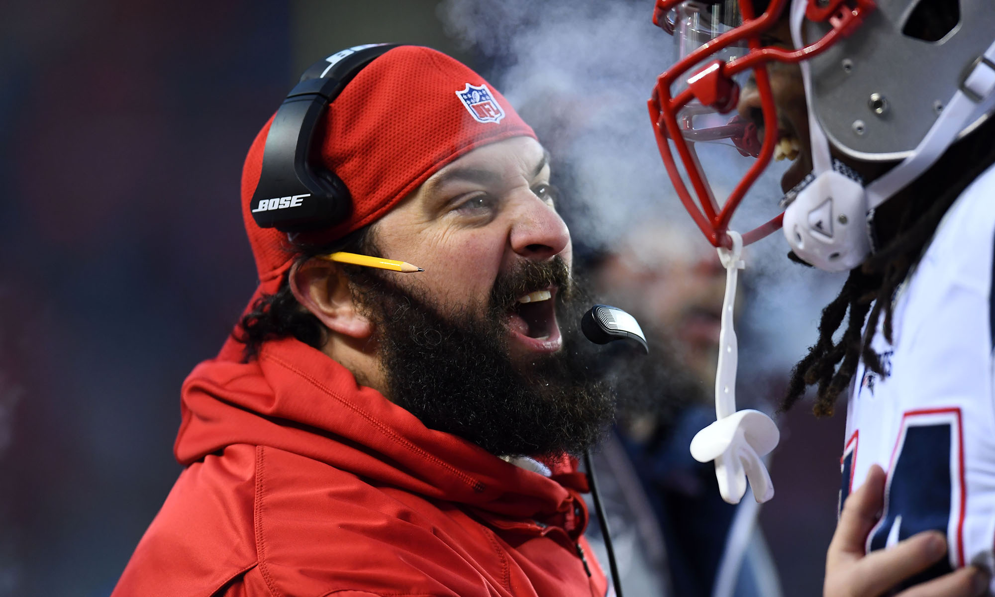 Patriots coach Matt Patricia looks different without his beard