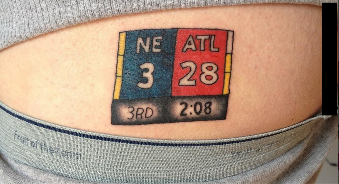 Falcons Fans Show Their Falcons Tattoos