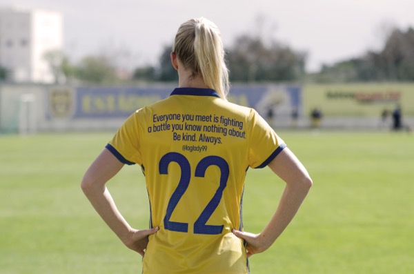 Swedish women's team replace shirt names with messages of