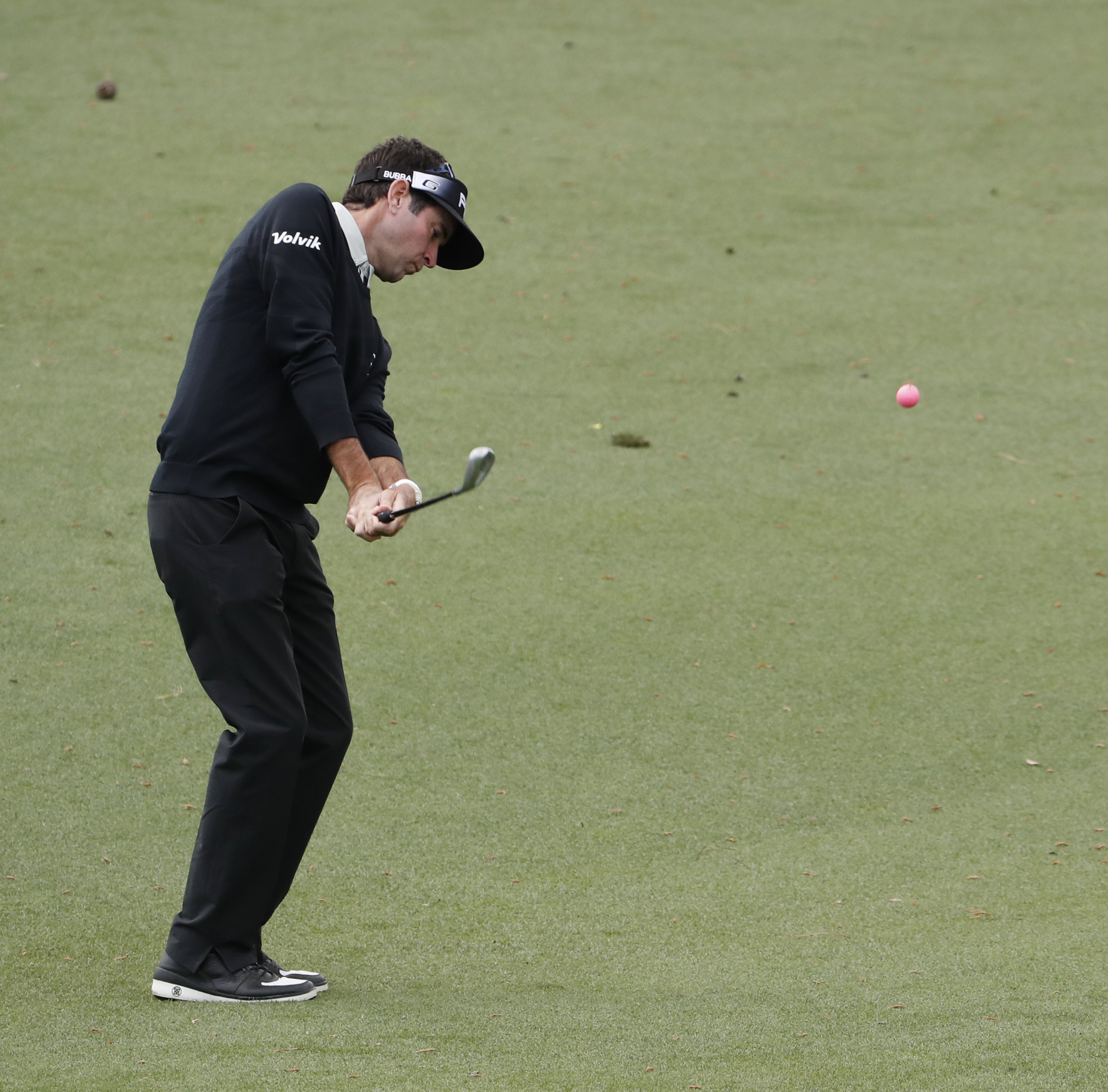 How is Bubba Watson allowed to use a pink (and green) golf ball at