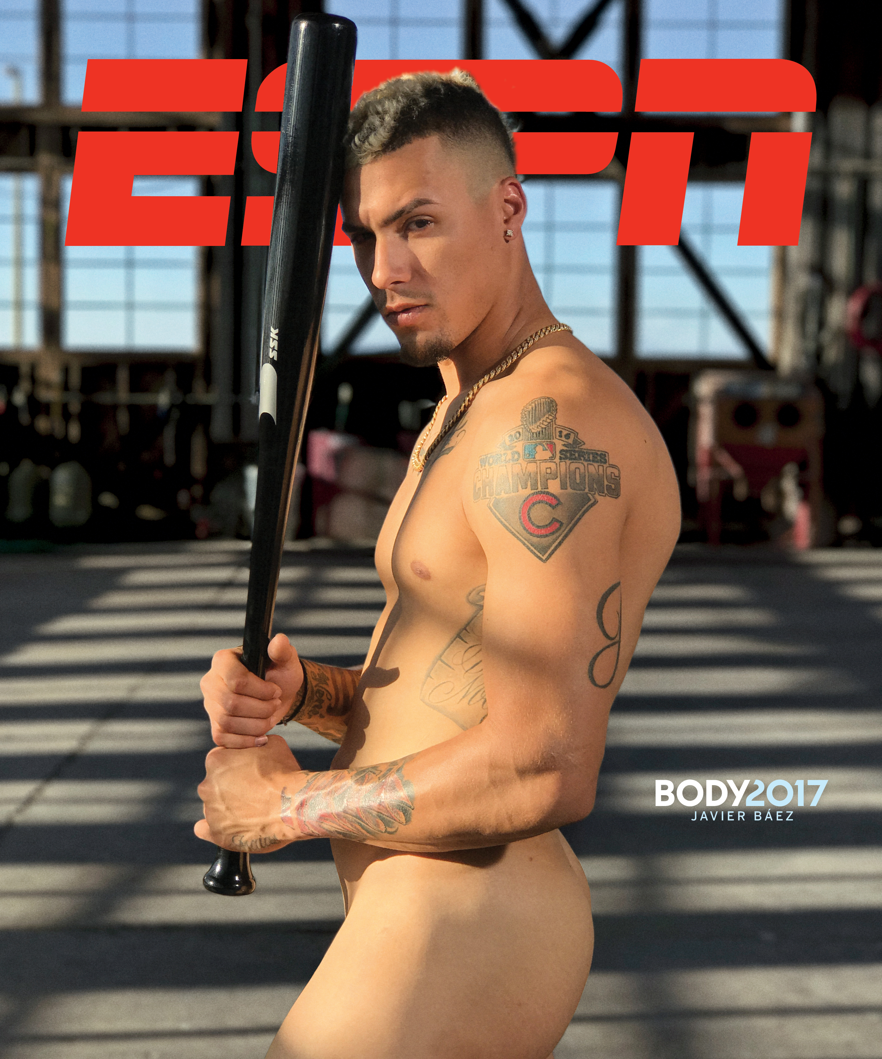 Cubs react to Javier Baez's BODY Issue, Cubs players did a double-take  when they saw Javier Baez posing nude for the cover of ESPN Magazine's BODY  Issue - full story