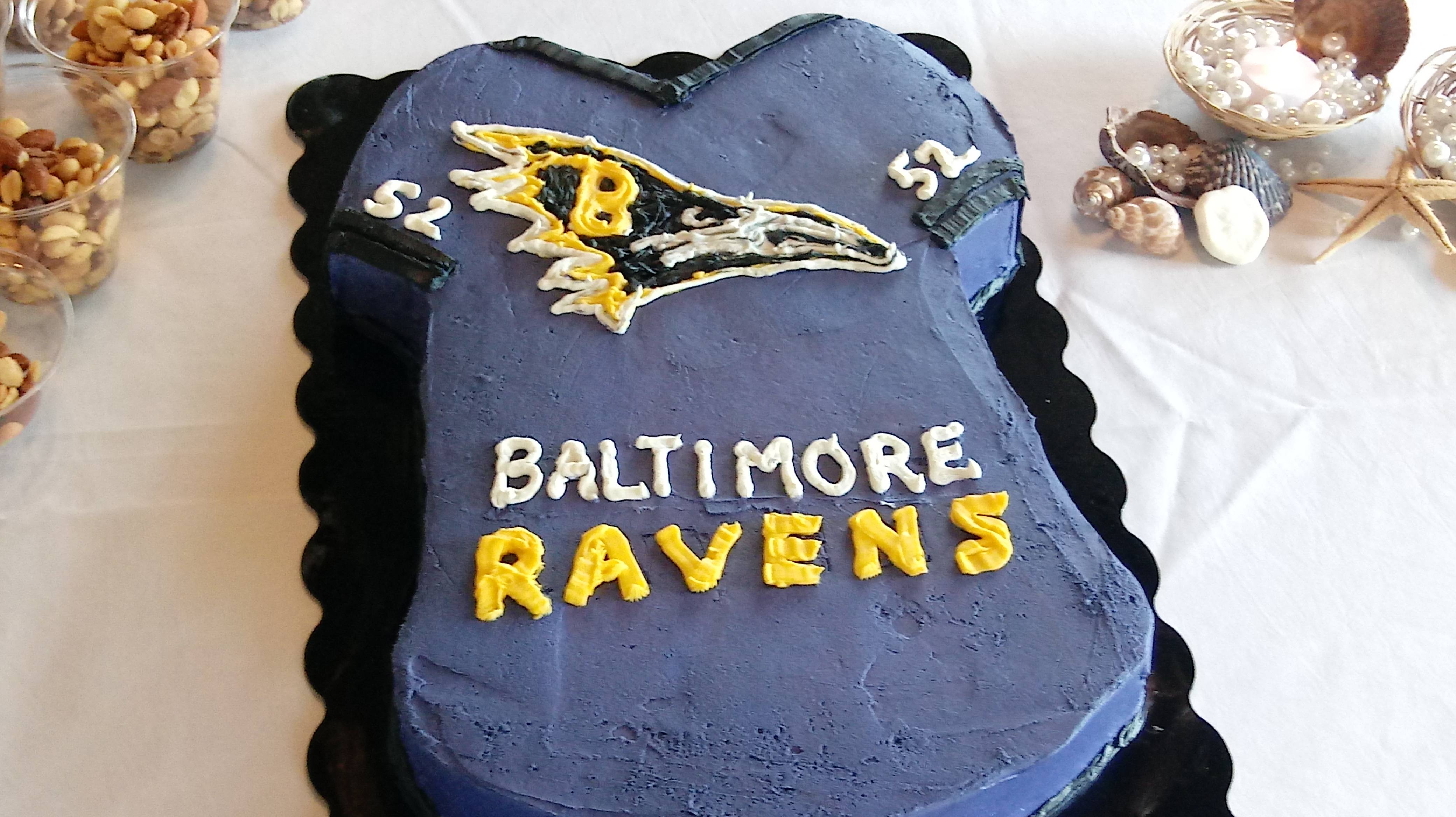 Baltimore Ravens Edible Image Cake Topper. — Choco House