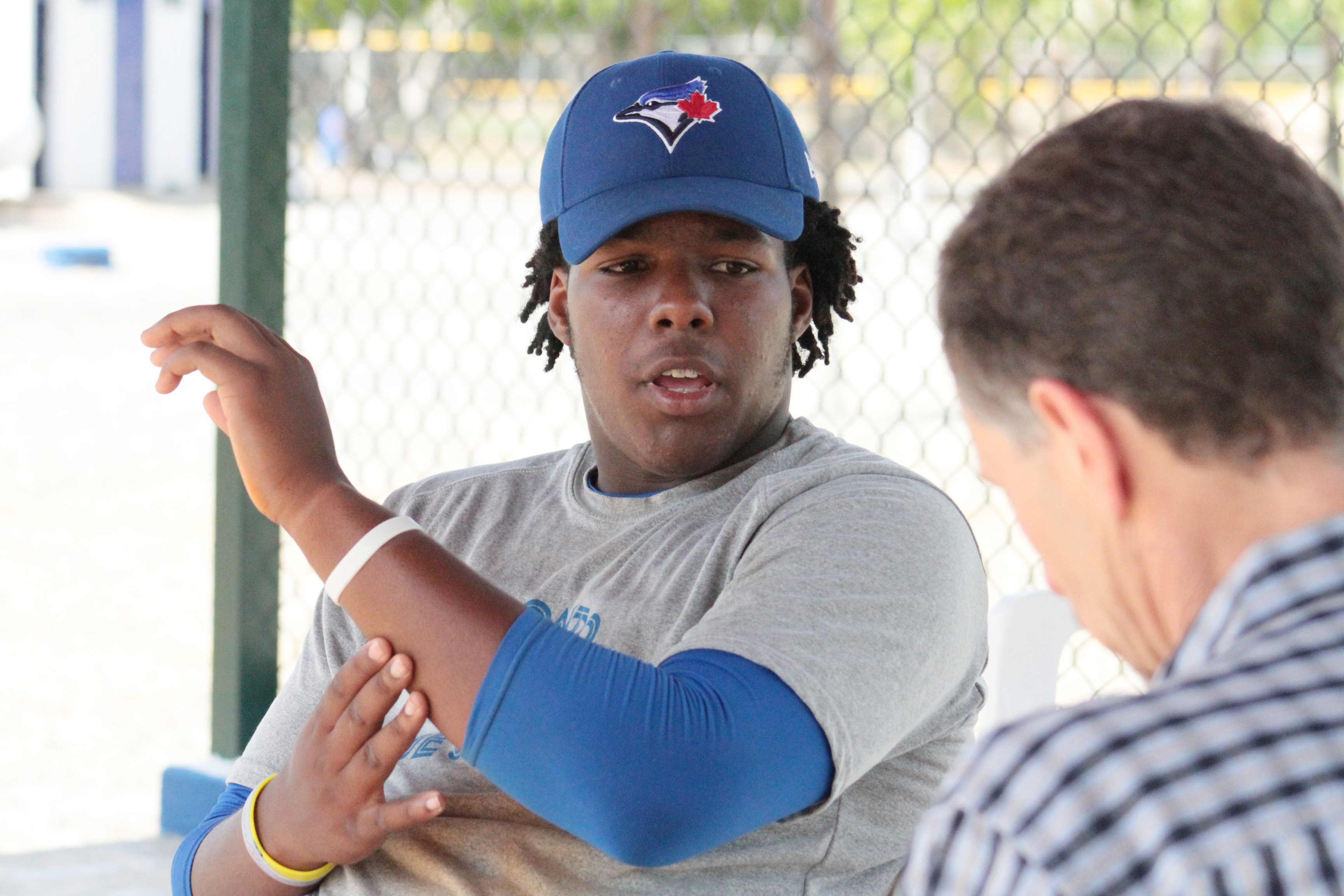 Vladimir Guerrero Jr. Signed 2017 All Star Futures Game Majestic