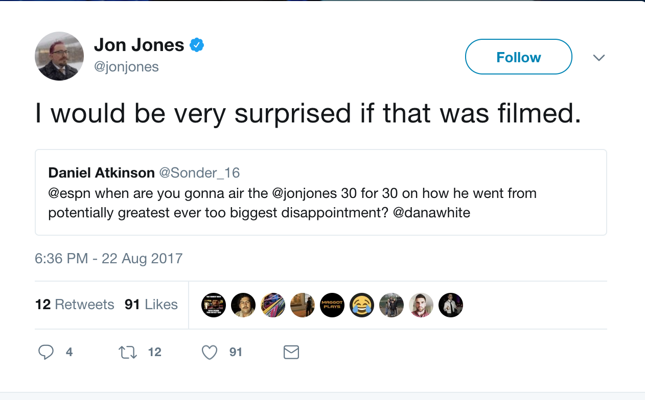 Twitter User Jonjones Mistaken For Mma Fighter Jon Jones Again