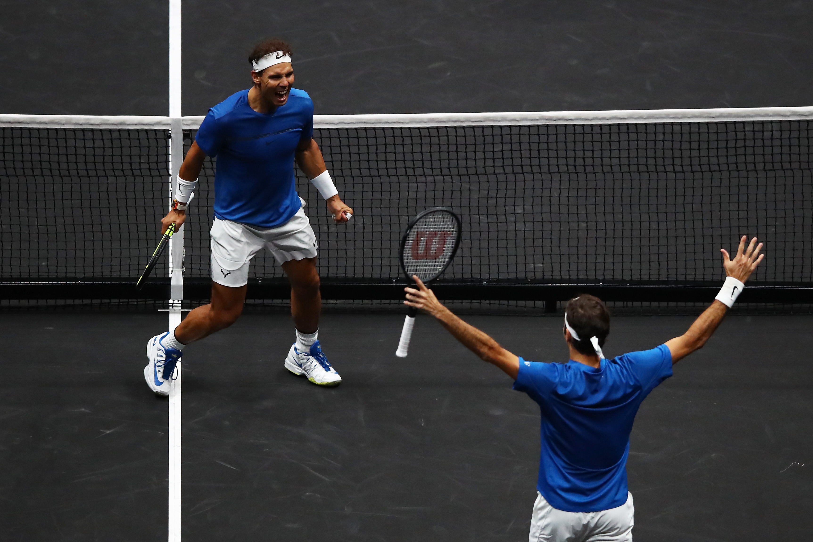 12 Unusual Photos Of Roger Federer, Rafael Nadal As Doubles Partners