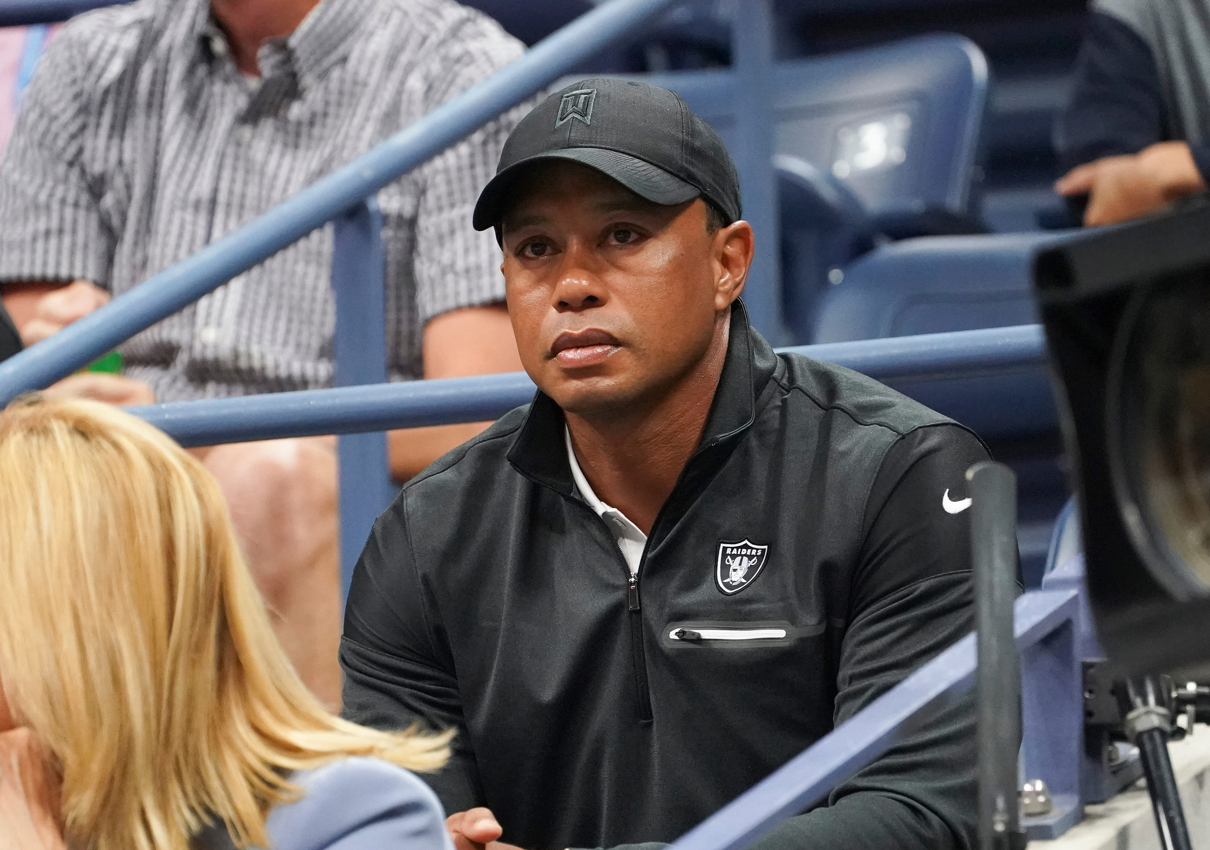 Tiger Woods, Leonardo DiCaprio watch Nadal in U.S. Open semifinal