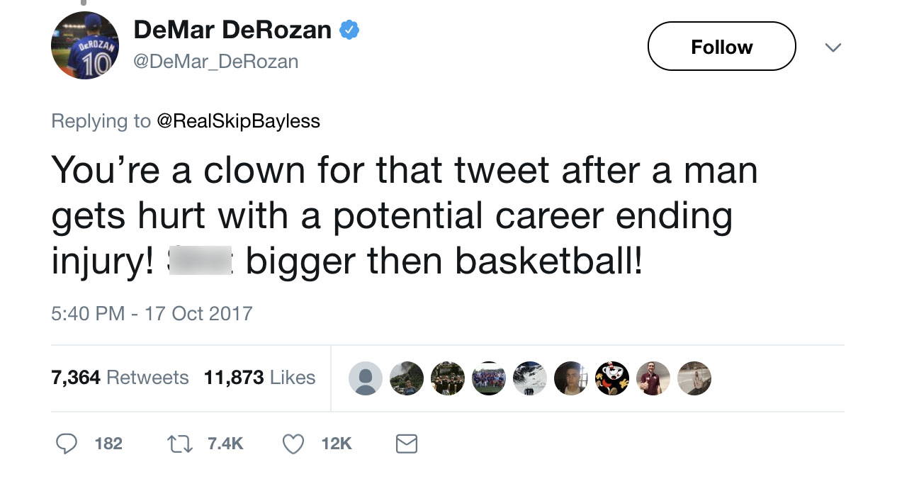 NBA players, fans rip Skip Bayless after heartless tweet about Hayward
