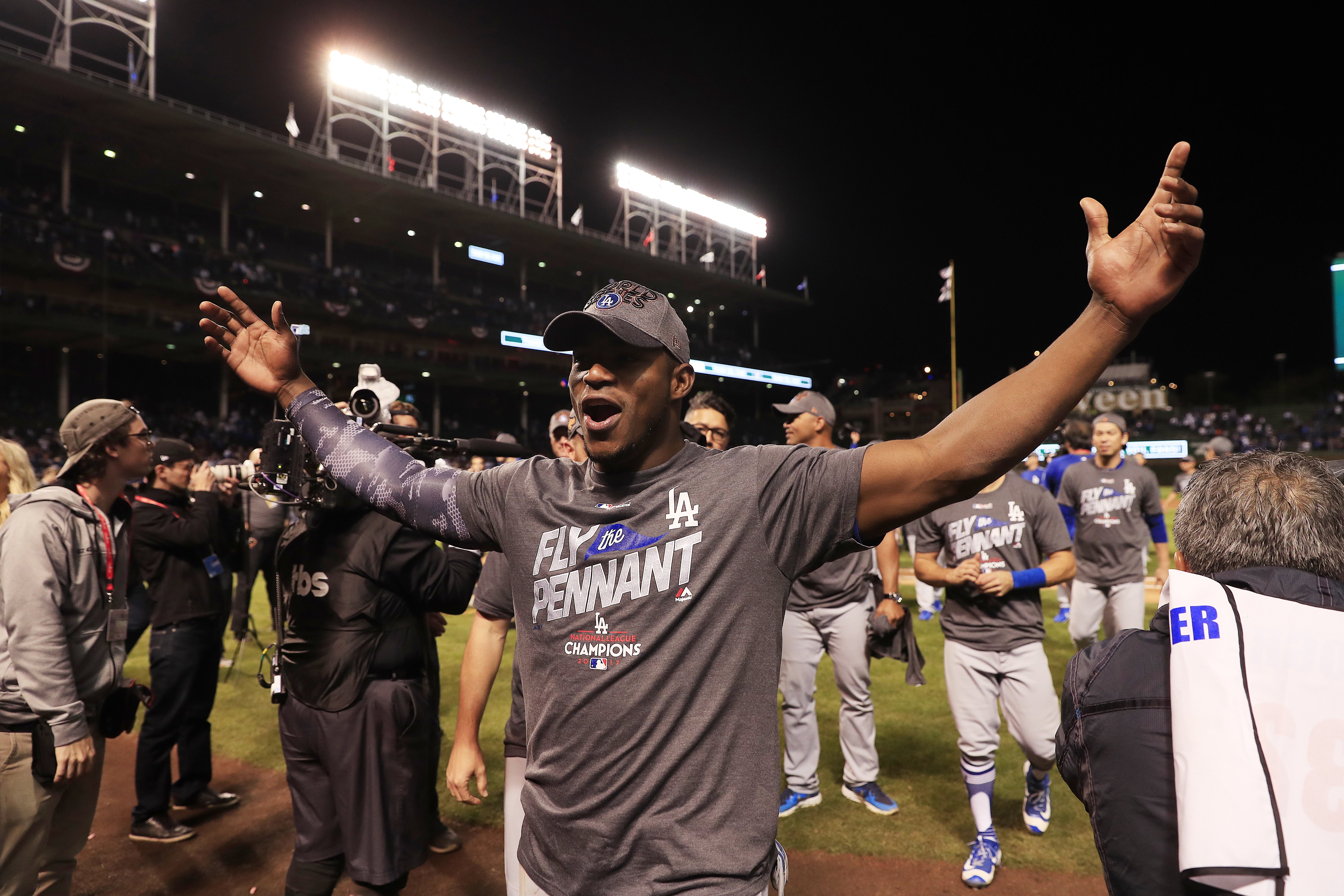 12 Photos Of Dodgers Celebrating After Advancing To World Series