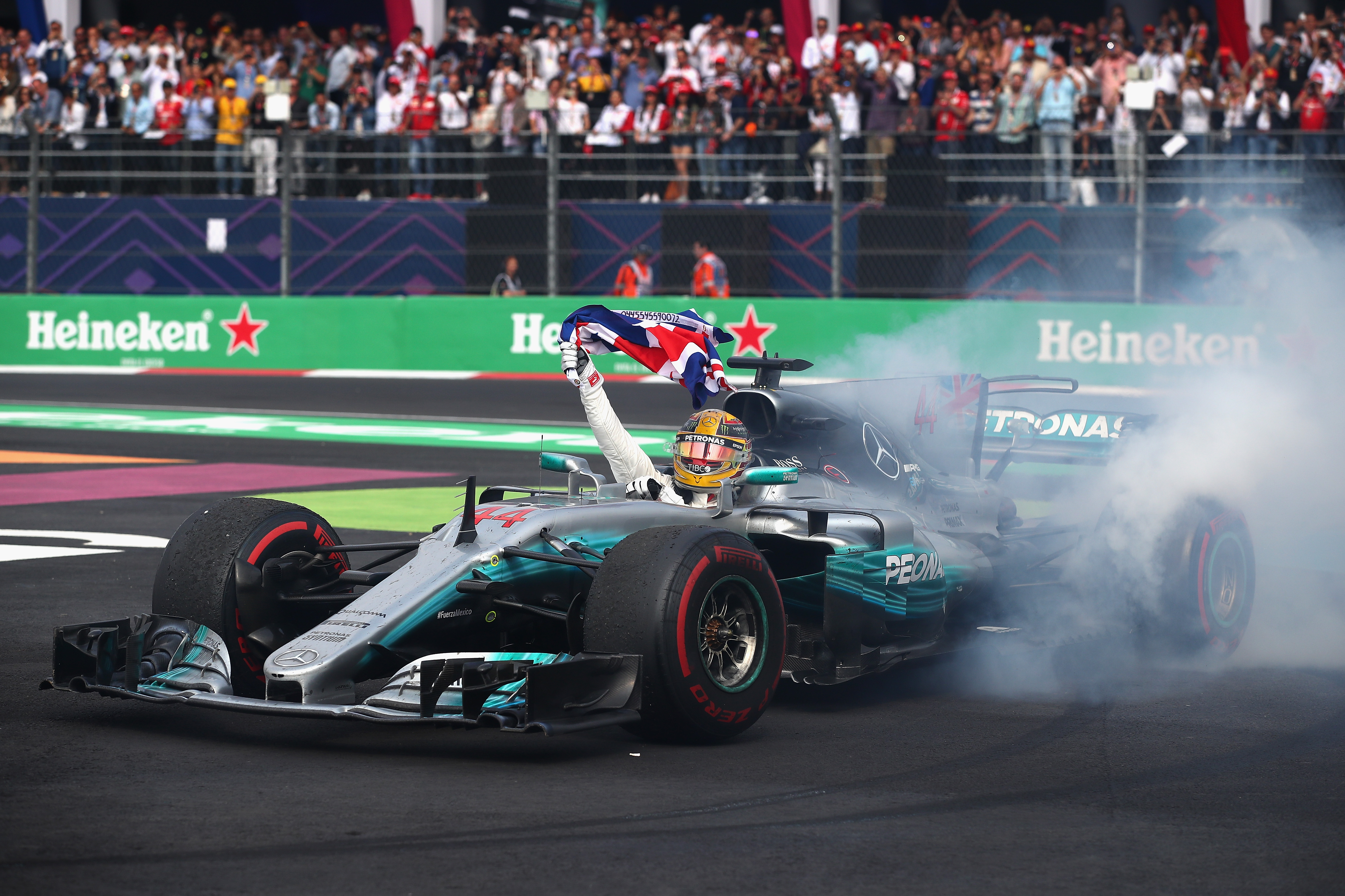 10 sensational Lewis Hamilton celebration photos from his 4 F1 world 