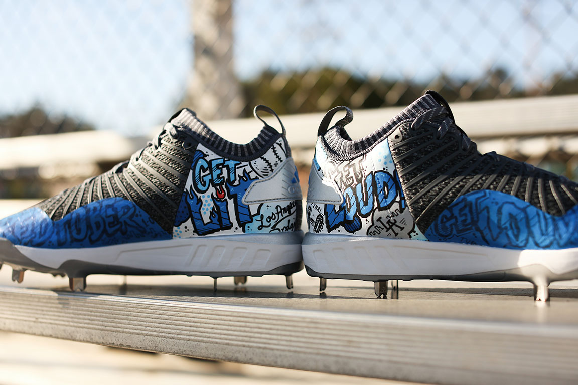 Dodger Dog - Justin Turner's Custom Adidas Baseball cleats