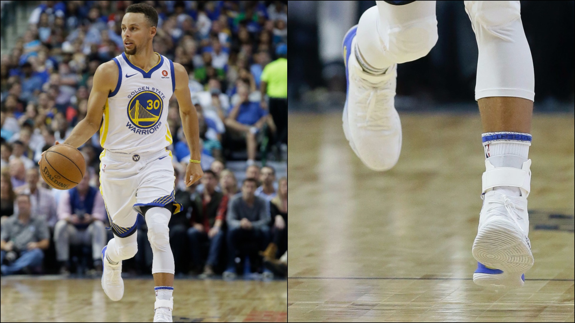 Are James Harden and Steph Curry hiding the Nike logos on their socks?
