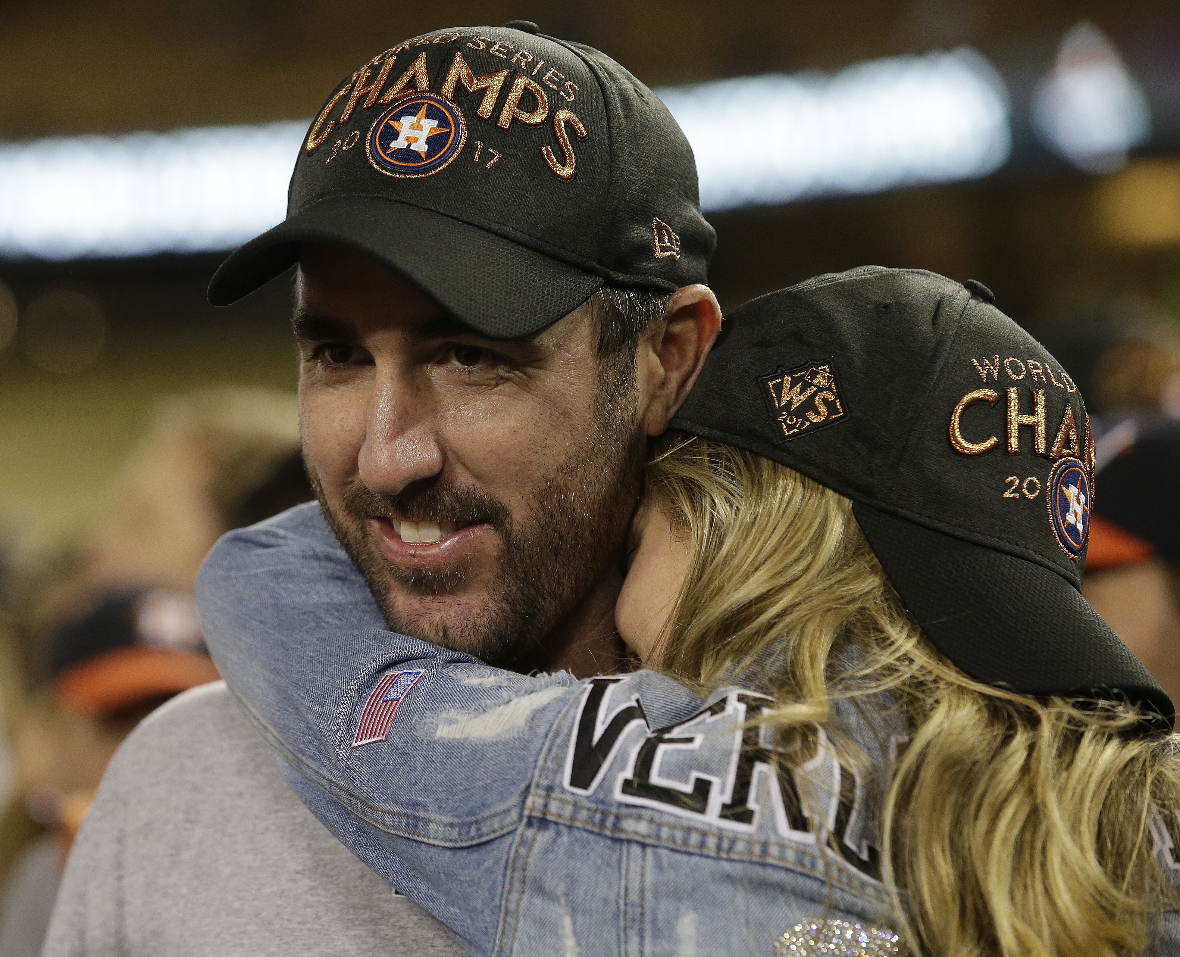 Powe couple 😤 #justinverlander #kateupton #astros #worldseries