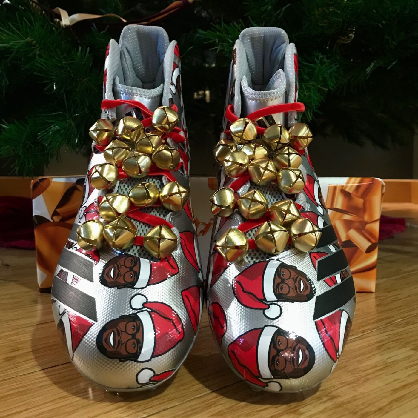 christmas adidas cleats