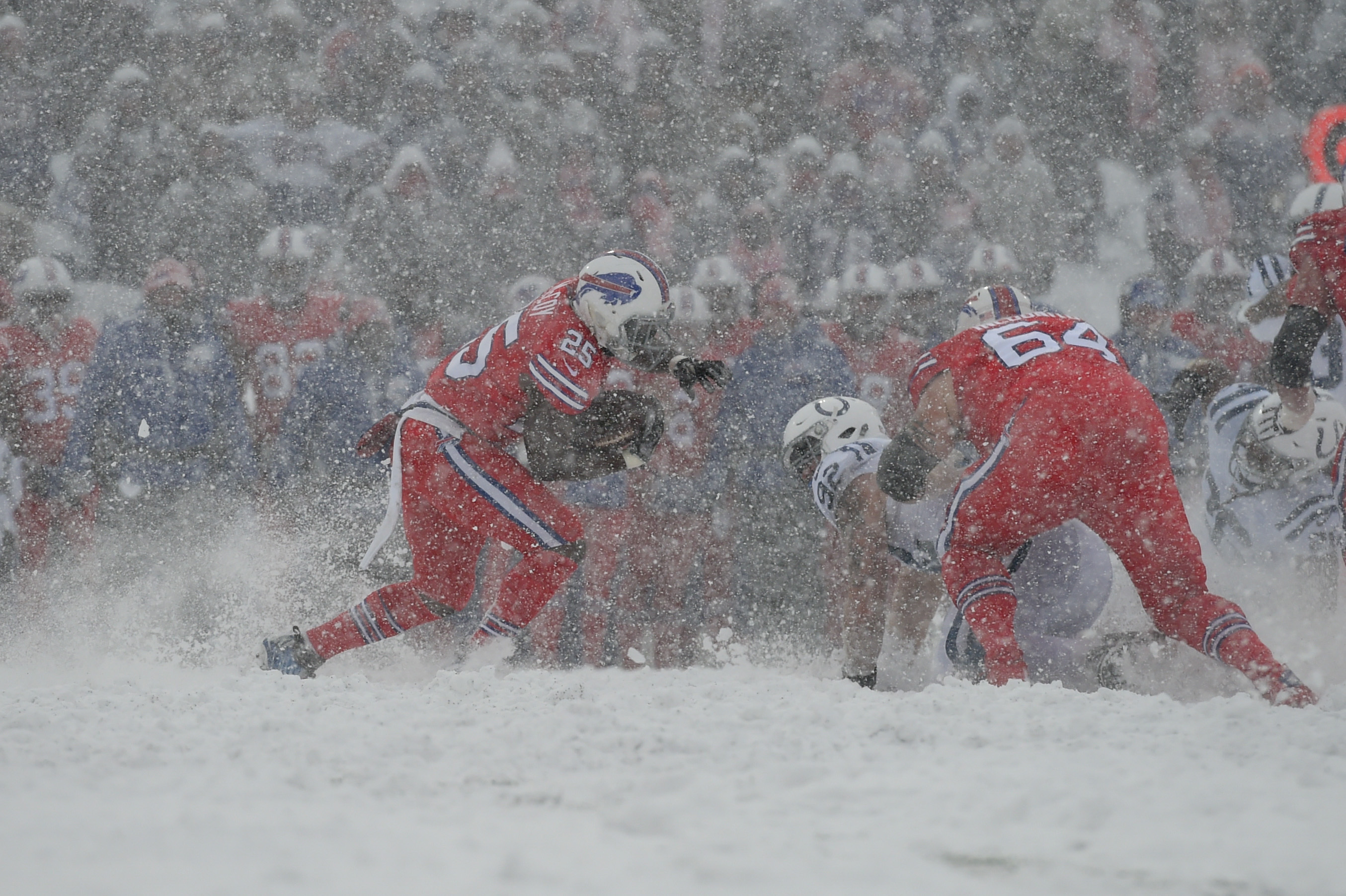 10 Amazing Views Of The Snow Covered Bills Colts Game