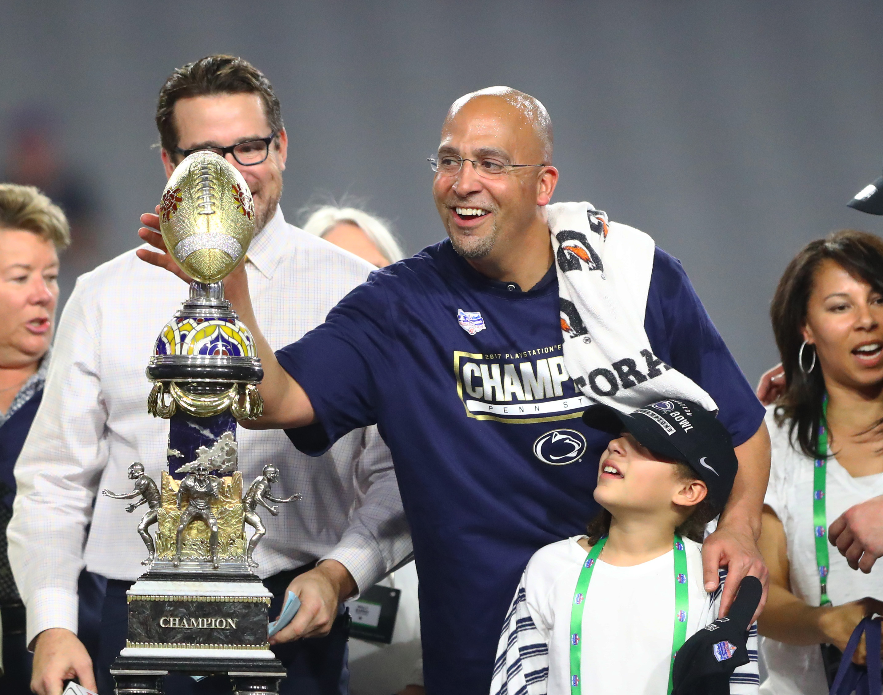 Penn State coach James Franklin and the Cotton Bowl Gatorade bath