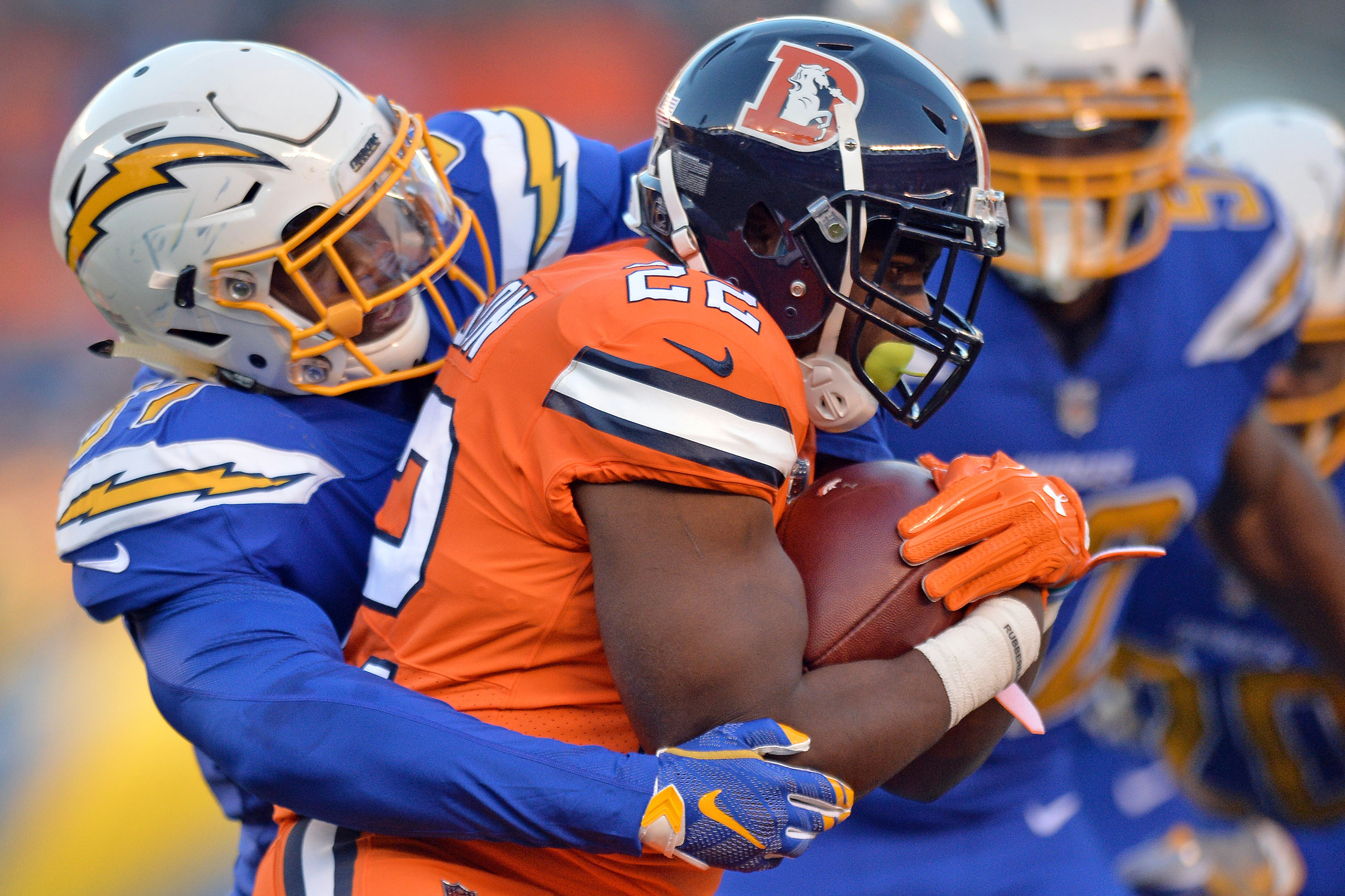 Broncos vs. Colts: C.J. Anderson says he's a pumpkin in Color Rush uniform  