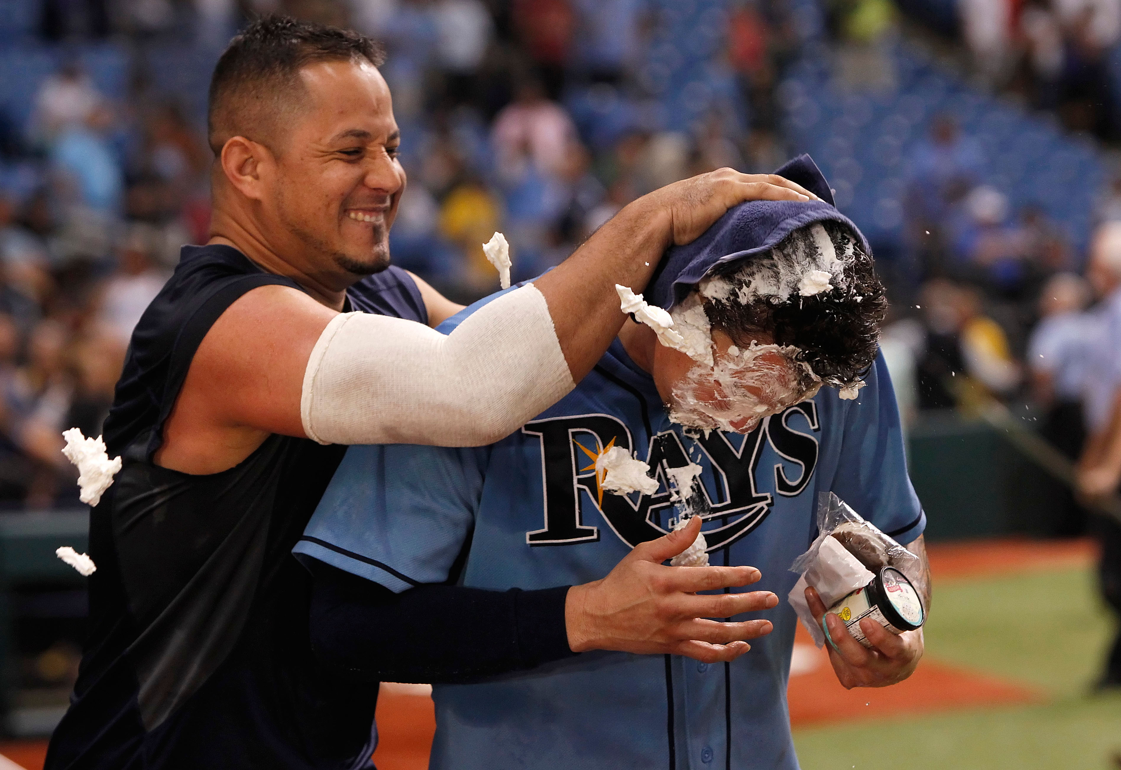 Happy Pi Day! Here’s 12 photos of MLB players getting celebratory pies