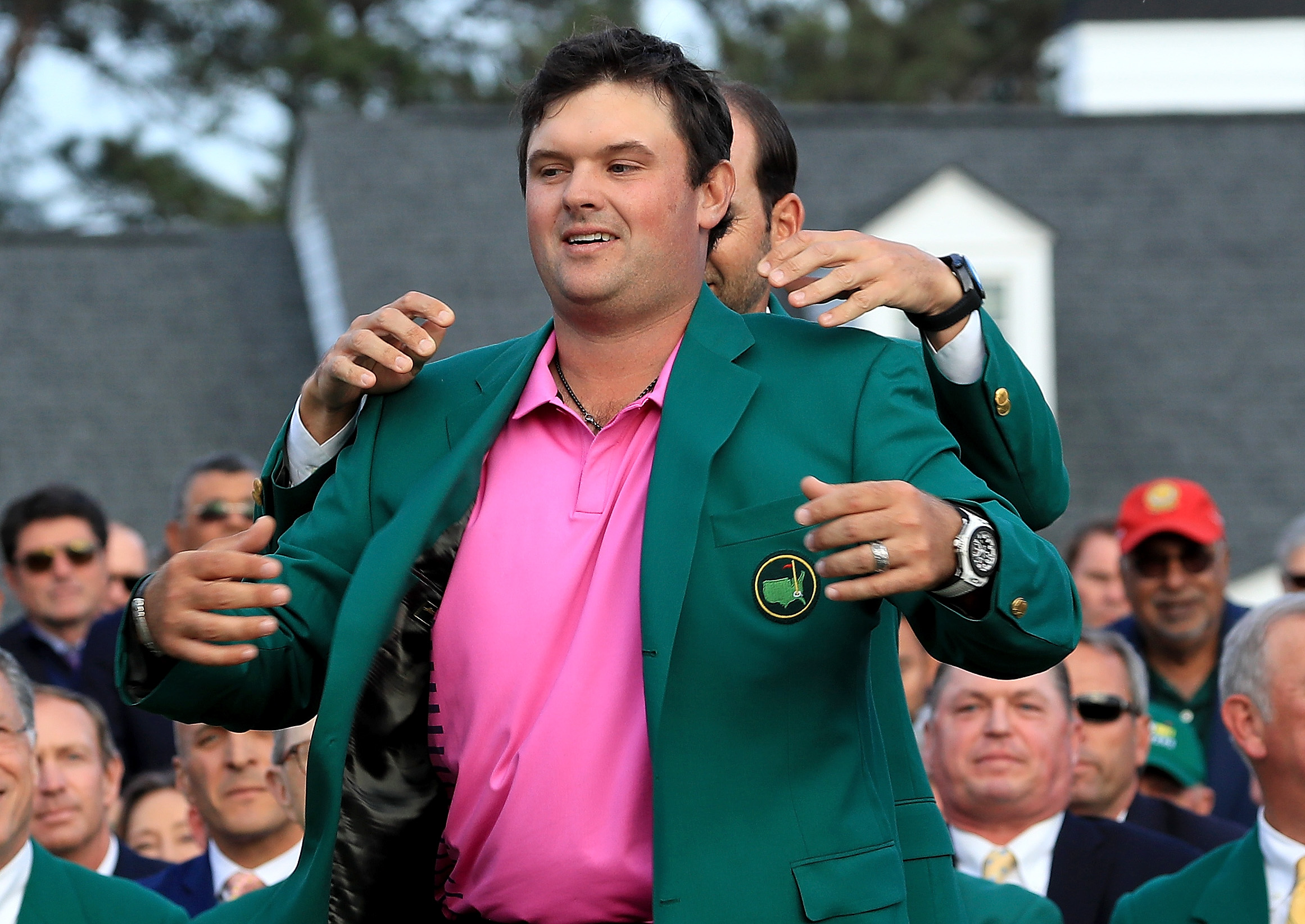 Patrick Reed May Have Won the Masters, But Wife Justine's Lilly Pulitzer  Leggings Won the Day