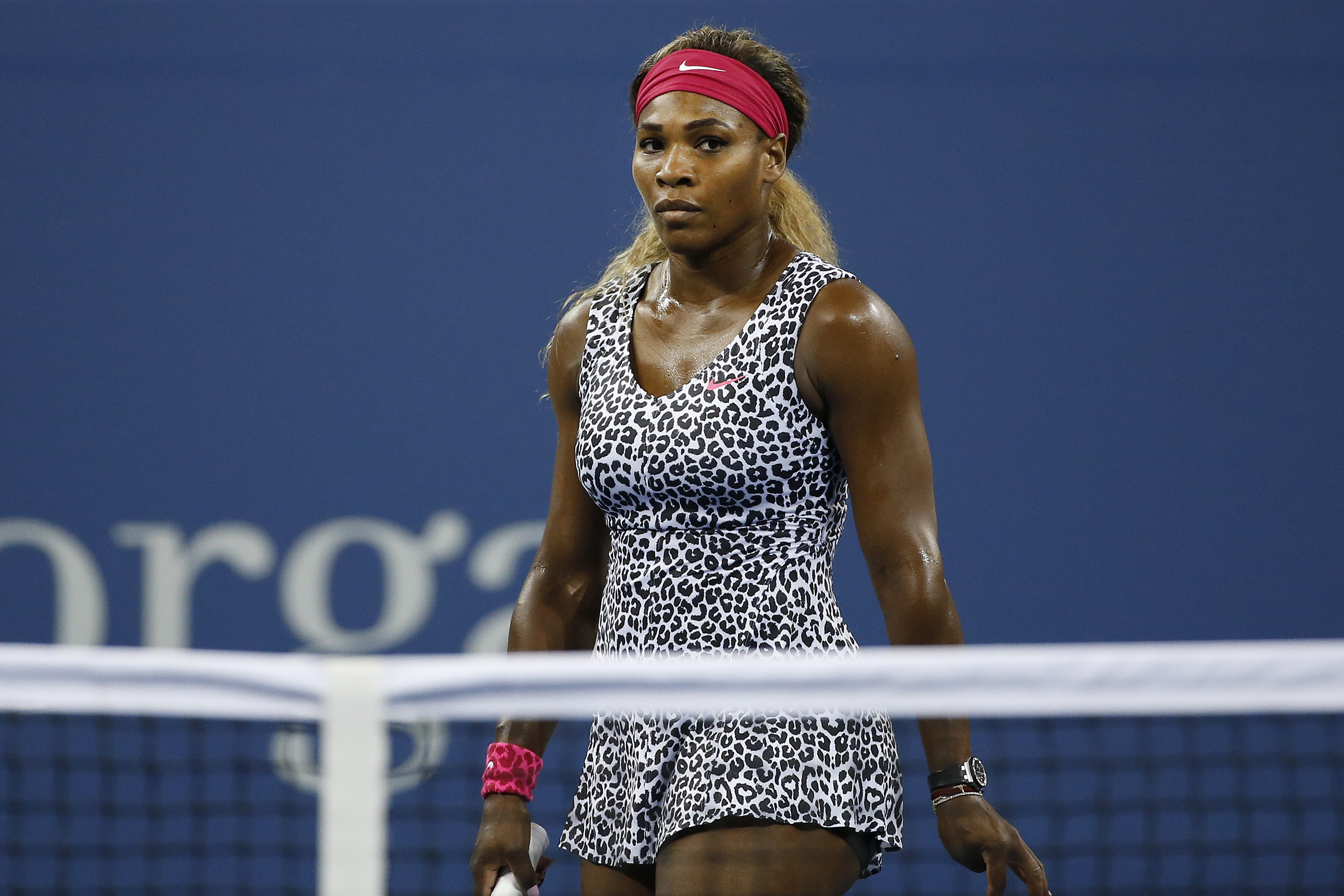 Great Outfits in Fashion History: Serena Williams in a Studded Leather  Jacket at the 2004 US Open - Fashionista