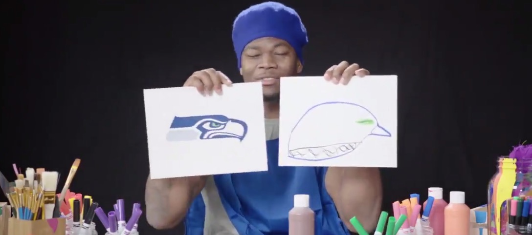 NFL Rookies Draw Team Logos - The Shorty Awards