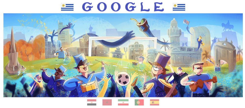 Copa do Mundo 2018: quinto dia do evento ganha seis Doodles do Google