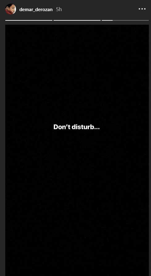 DeMar DeRozan doesn’t appear to be taking the potential trade news very ...