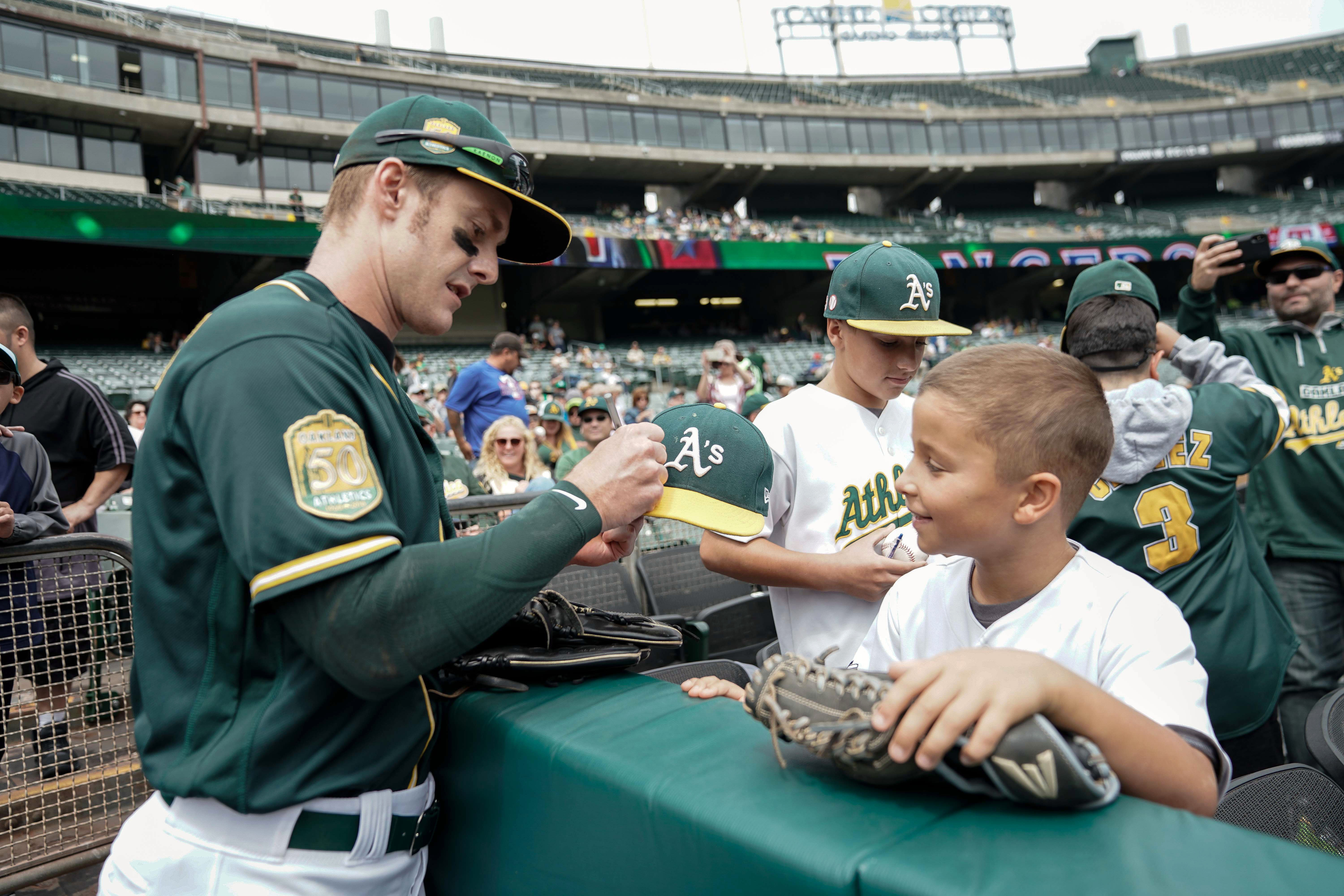 Oakland Athletics' Mark Canha uses different kind of baseball IQ