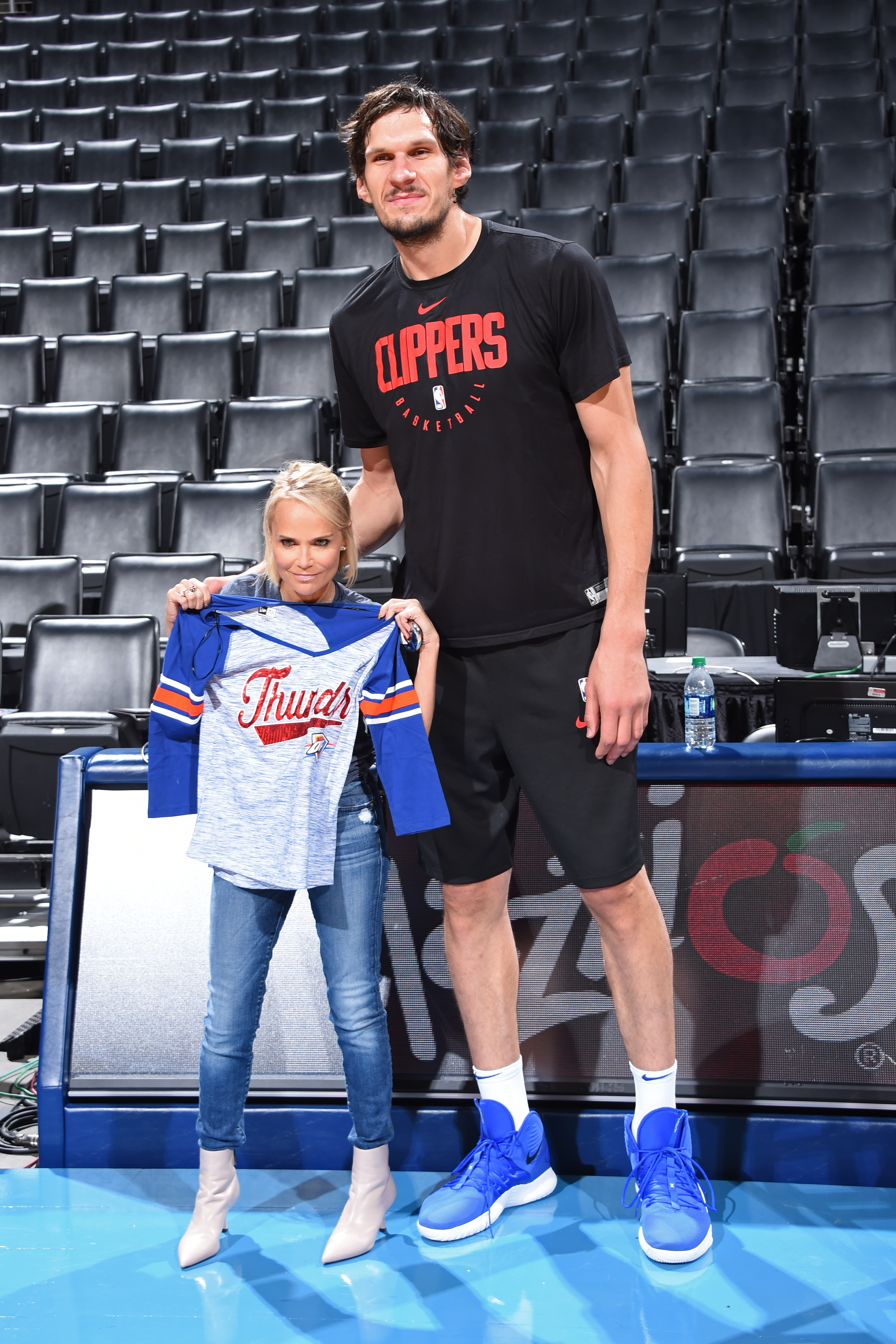 7'3 NBA player Boban Marjanović and his 5' wife : r/tall
