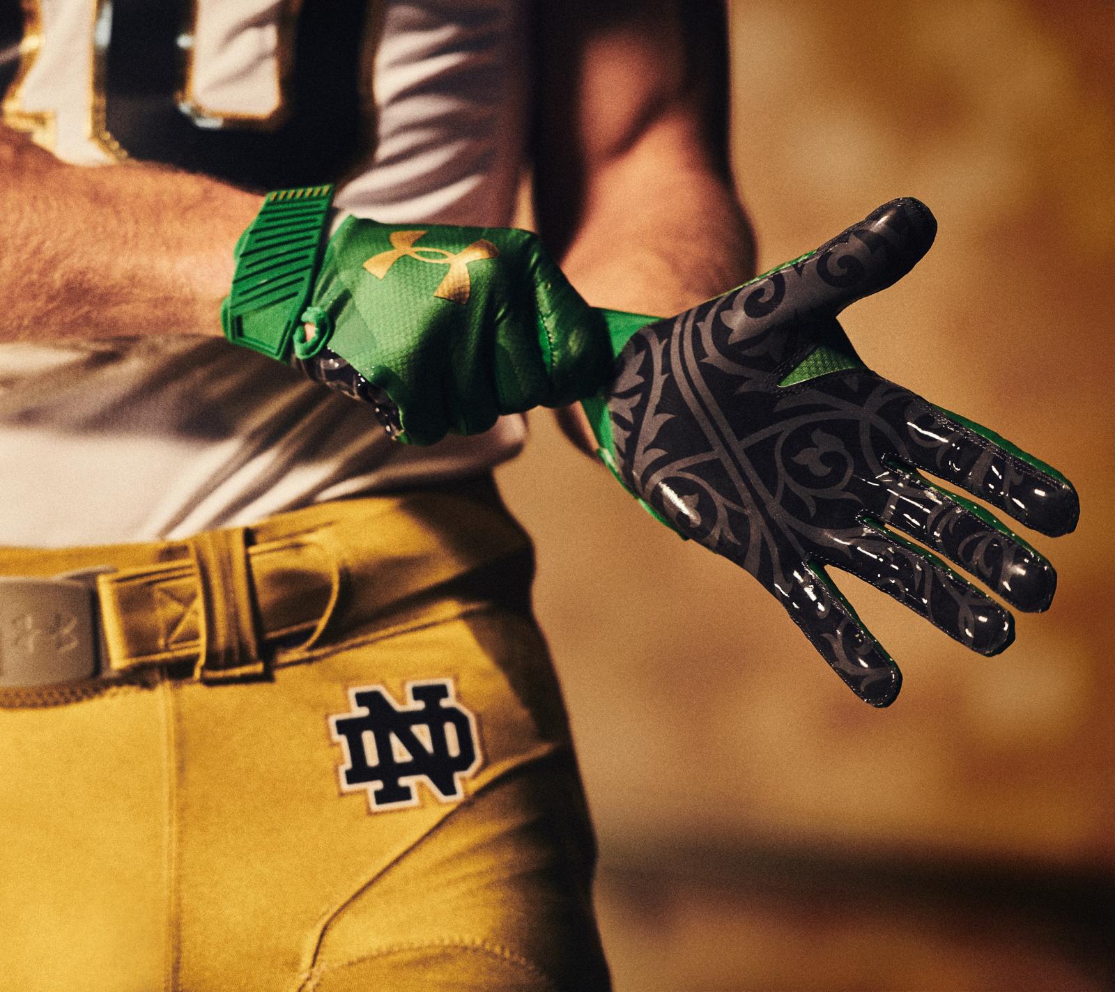 Notre dame gloves football online