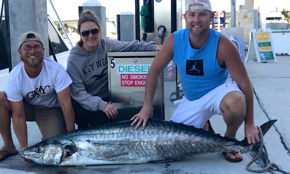 Honeymooner lands giant king mackerel, a potential world record