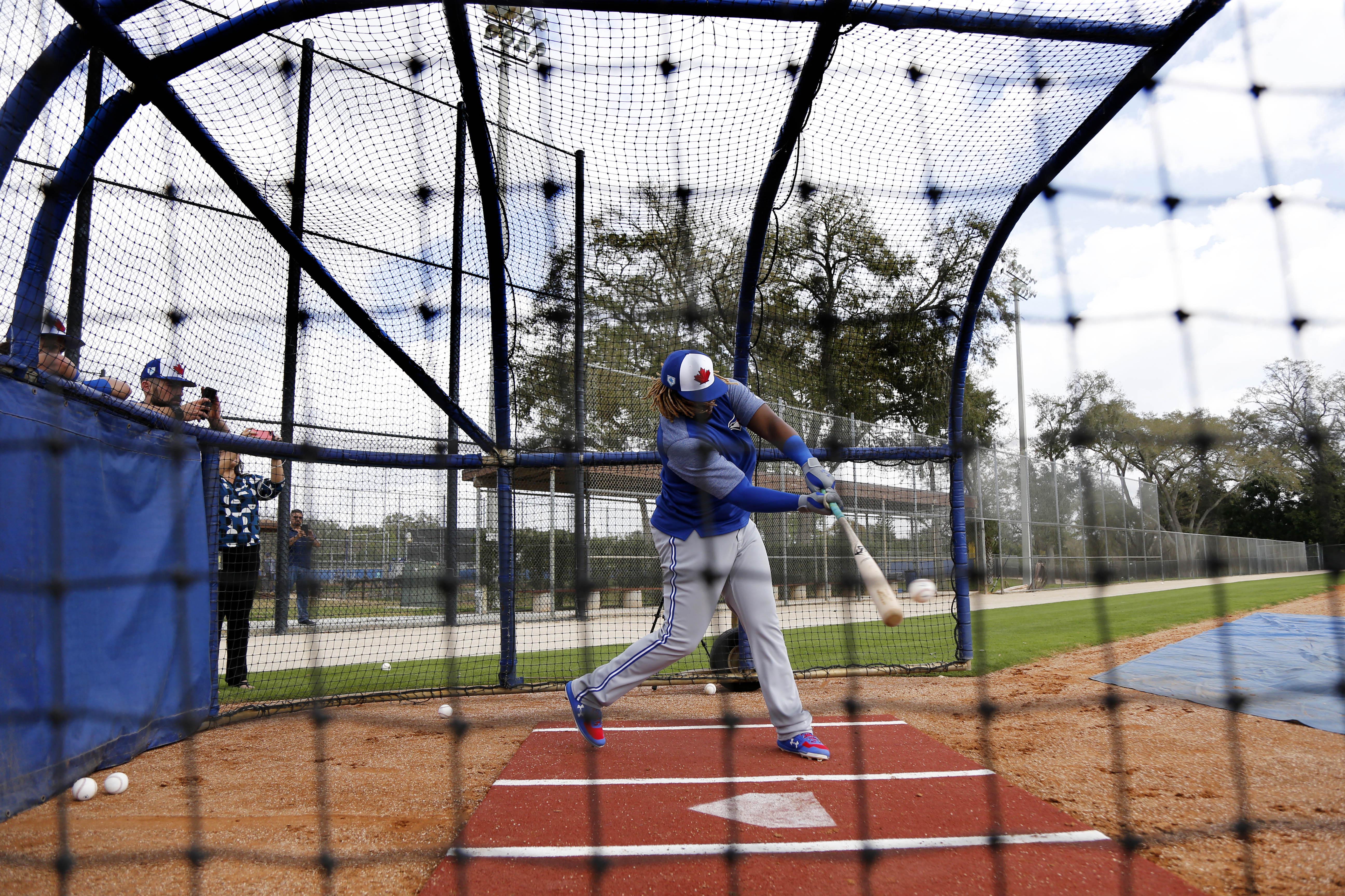 Blue Jays' Vladimir Guerrero Jr. Hits Upper Deck Window In Batting Practice  